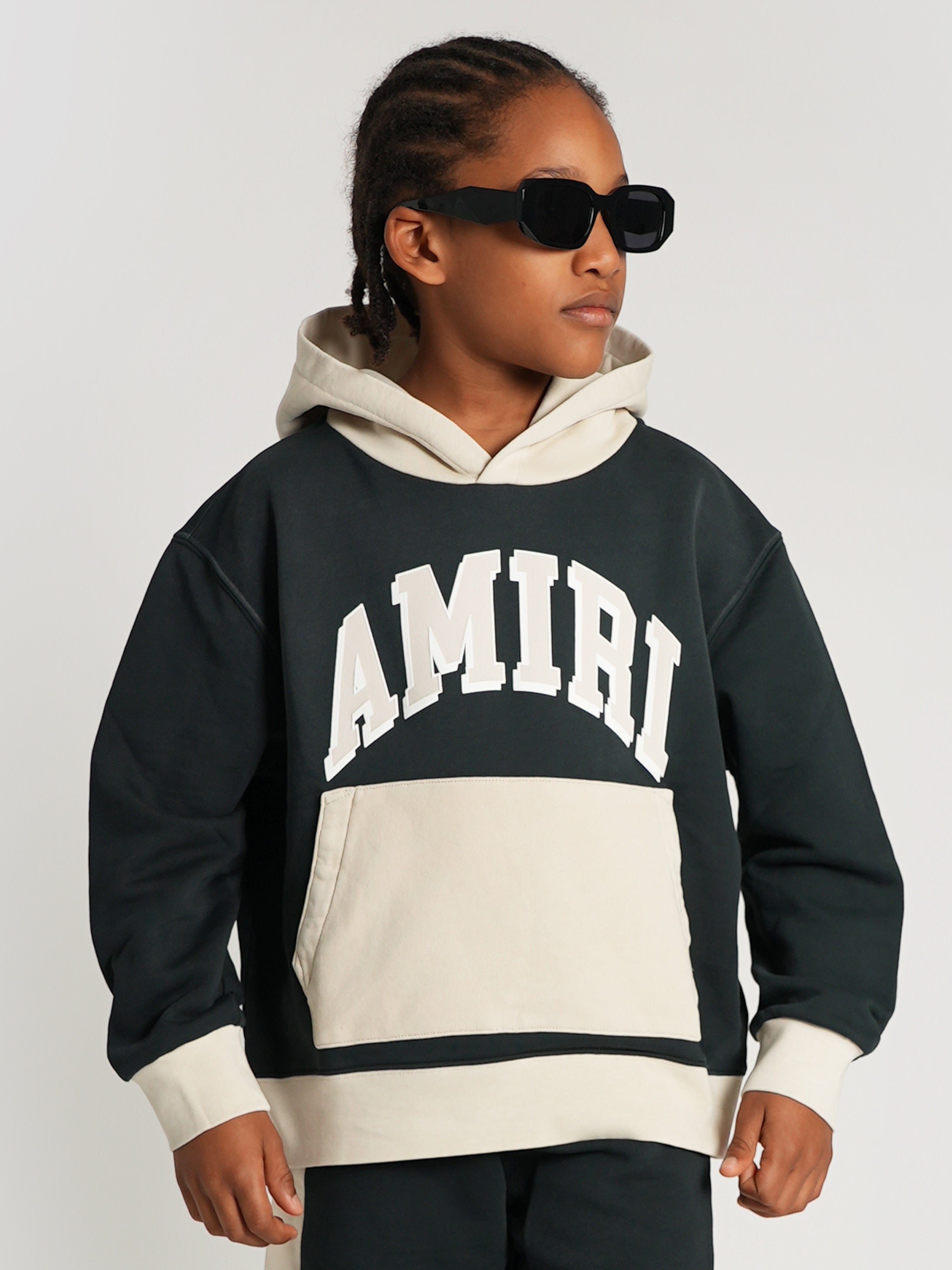 Amiri Kids Collegiate Hoodie in Black | Childsplay Clothing