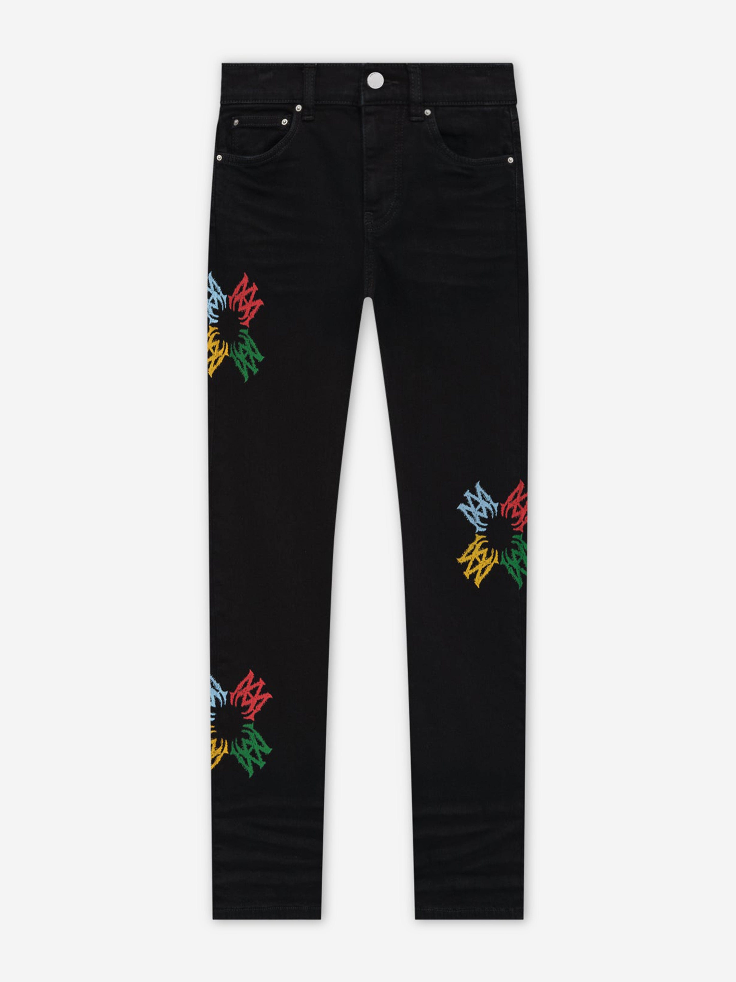 Amiri Amiri Kids MA Quad Scribble Jeans in Black Childsplay Clothing