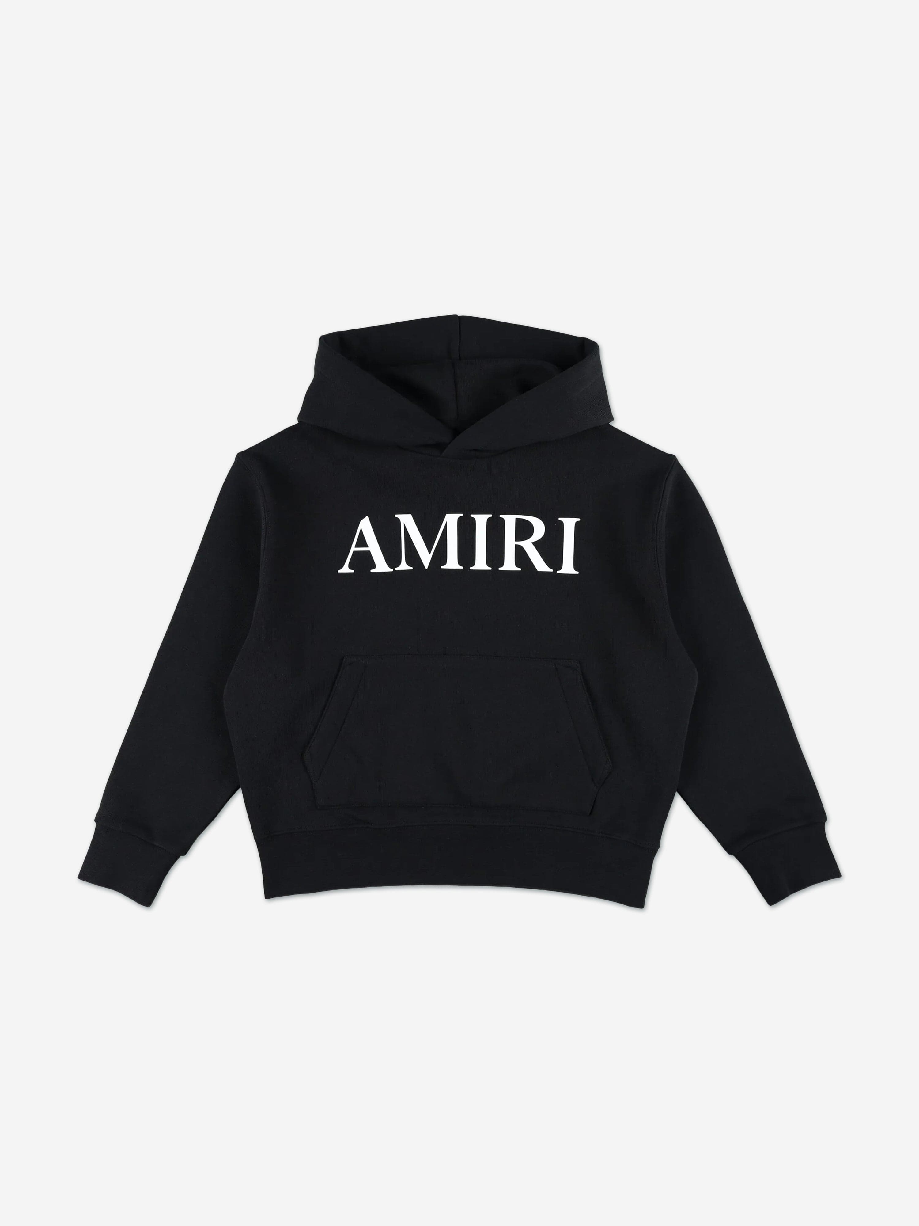 Amiri Kids Amiri Core Logo Hoodie in Black | Childsplay Clothing
