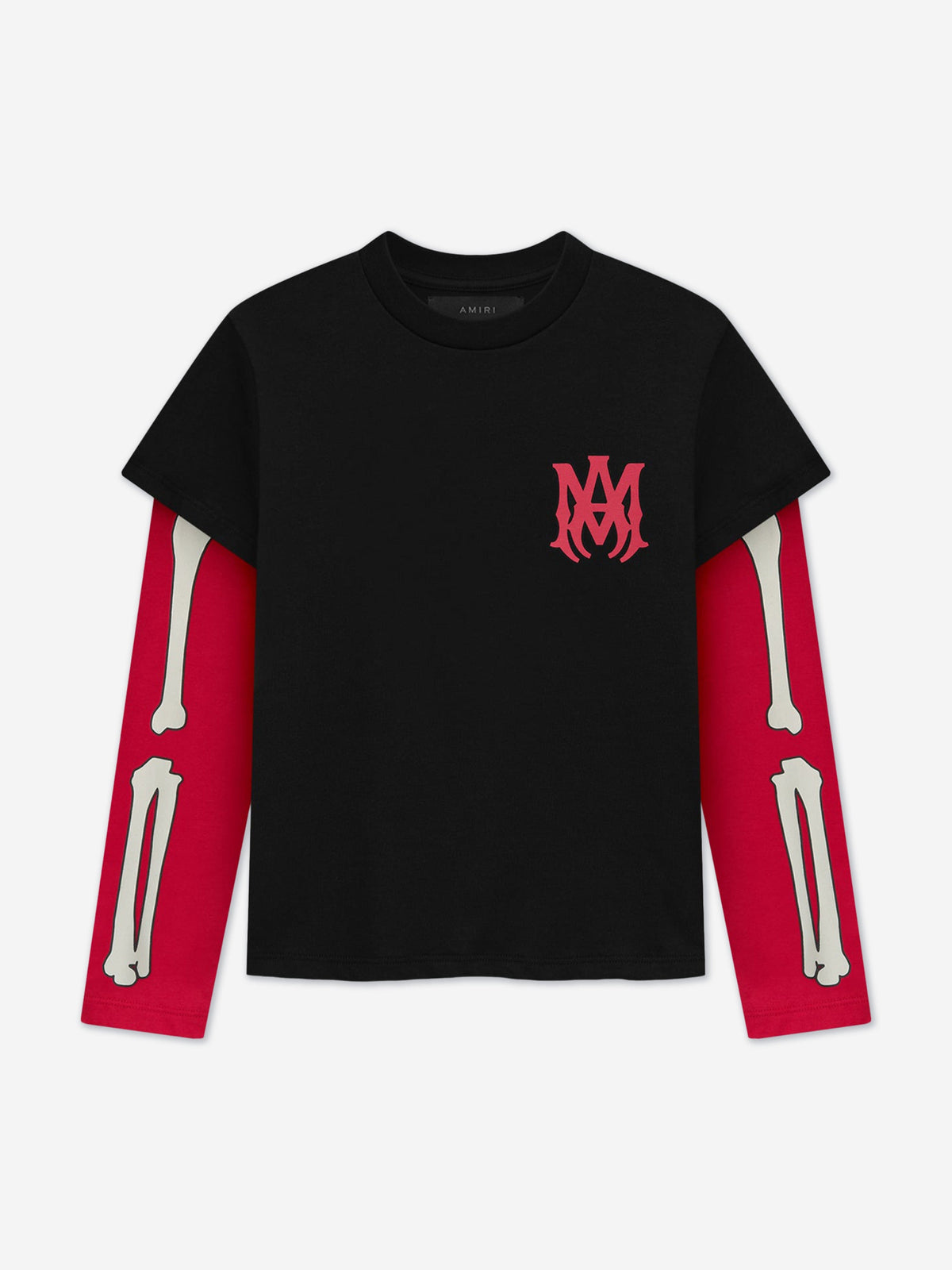 Amiri Kids Bones Long Sleeve T-Shirt in Black | Childsplay Clothing