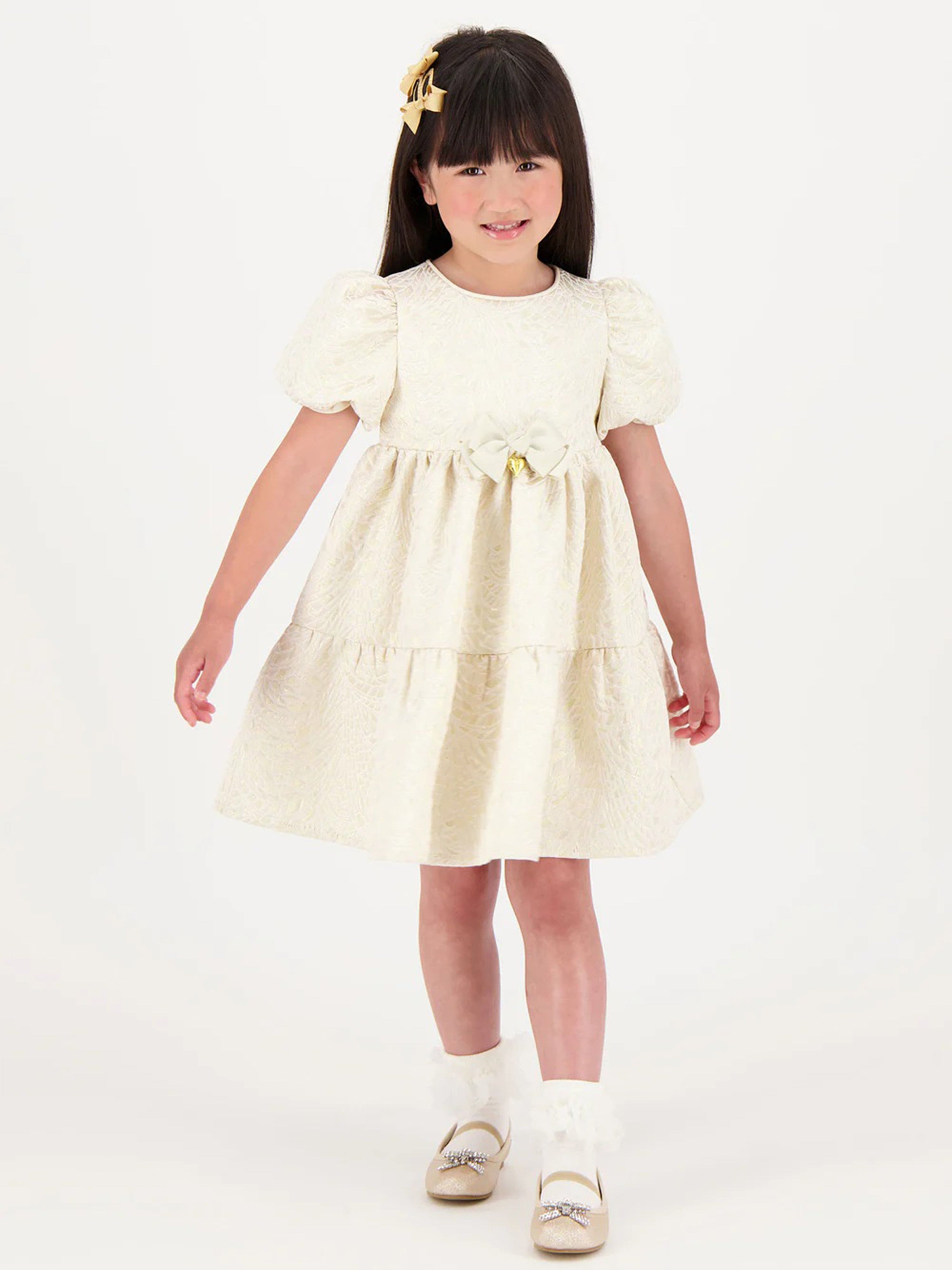 Jordan Deco Jacquard Dress Gold 8-9 Years Jordan Deco Jacquard Dress Gold 8-9 Years
