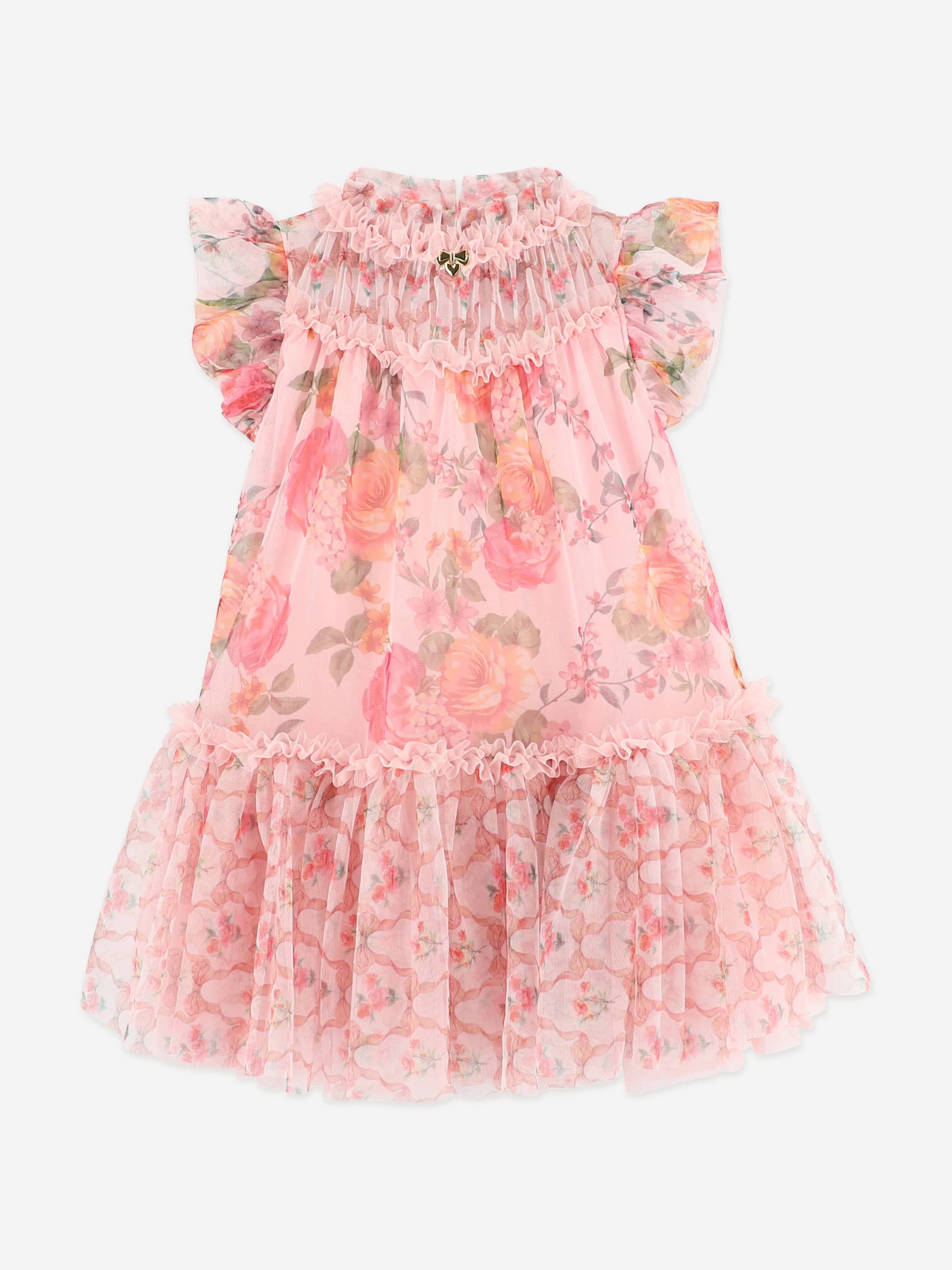 Marigold Mixed Floral Dress Fairy Pink 2-3 YEARS