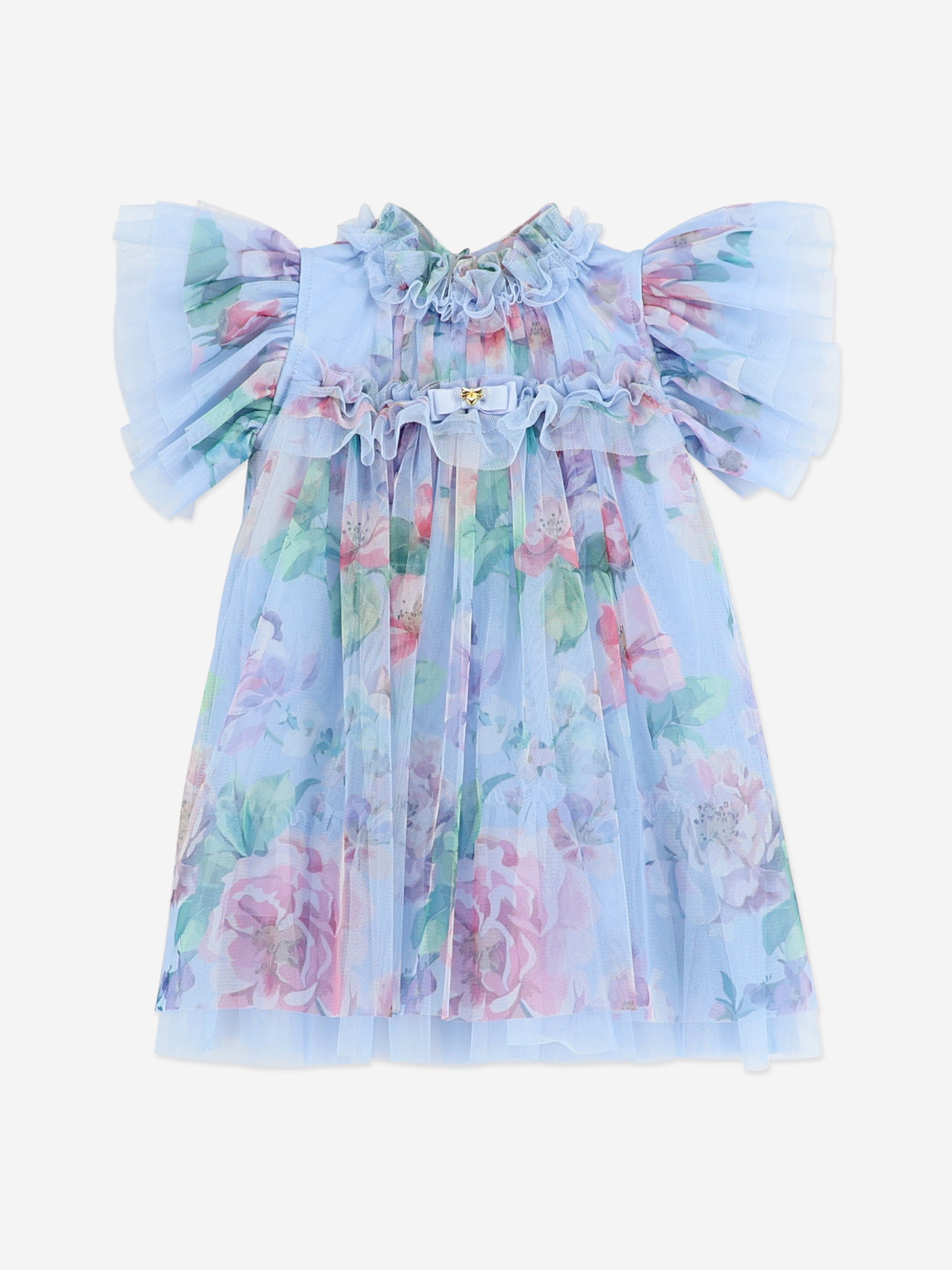Wendy Tulle Baby Dress Pretty Blue 18-24 MTHS Wendy Tulle Baby Dress Pretty Blue 18-24 MTHS