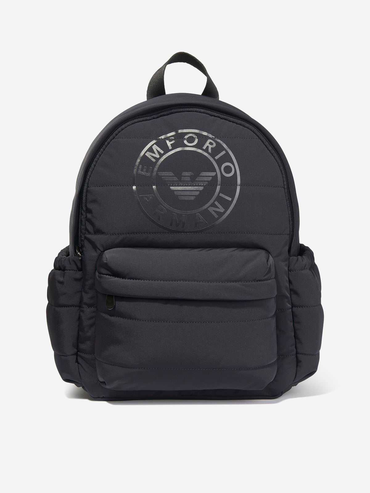 Emporio Armani Boys Logo Backpack in Navy (37cm) | Childsplay Clothing