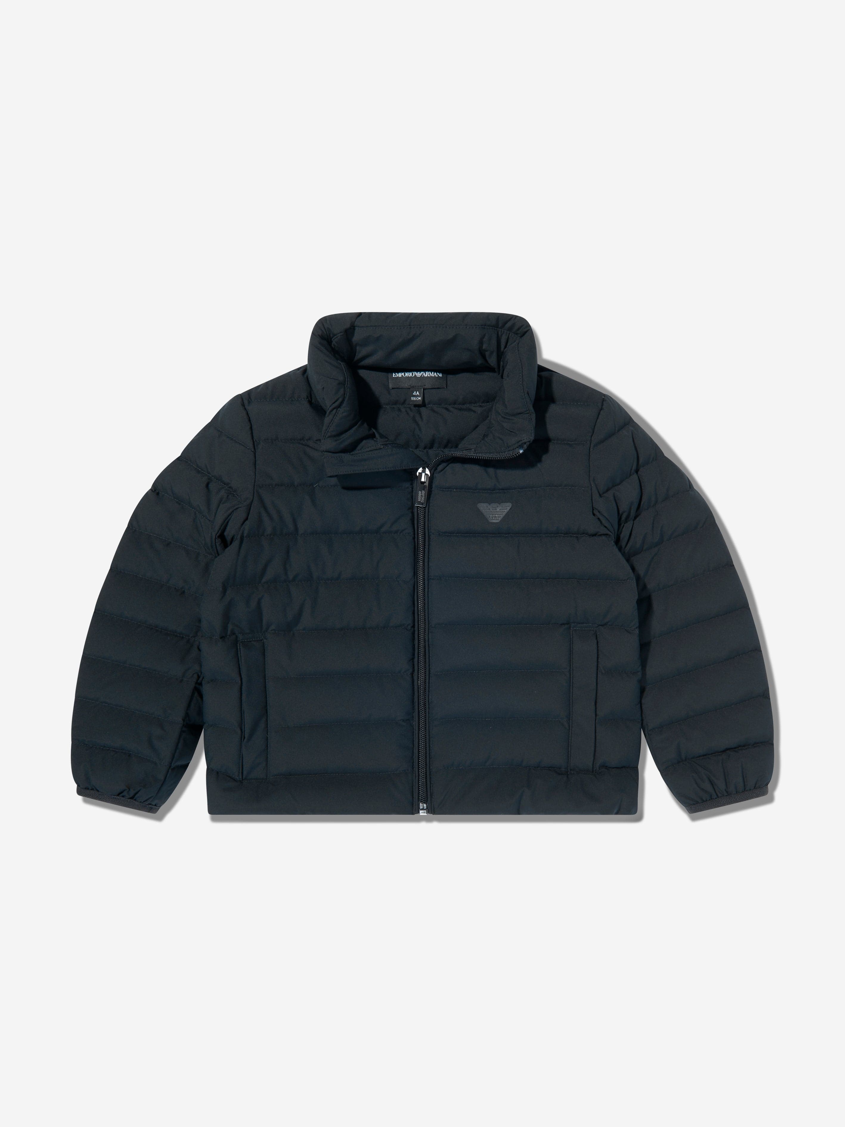 Emporio Armani Boys Down Padded Puffer Jacket in Navy | Childsplay