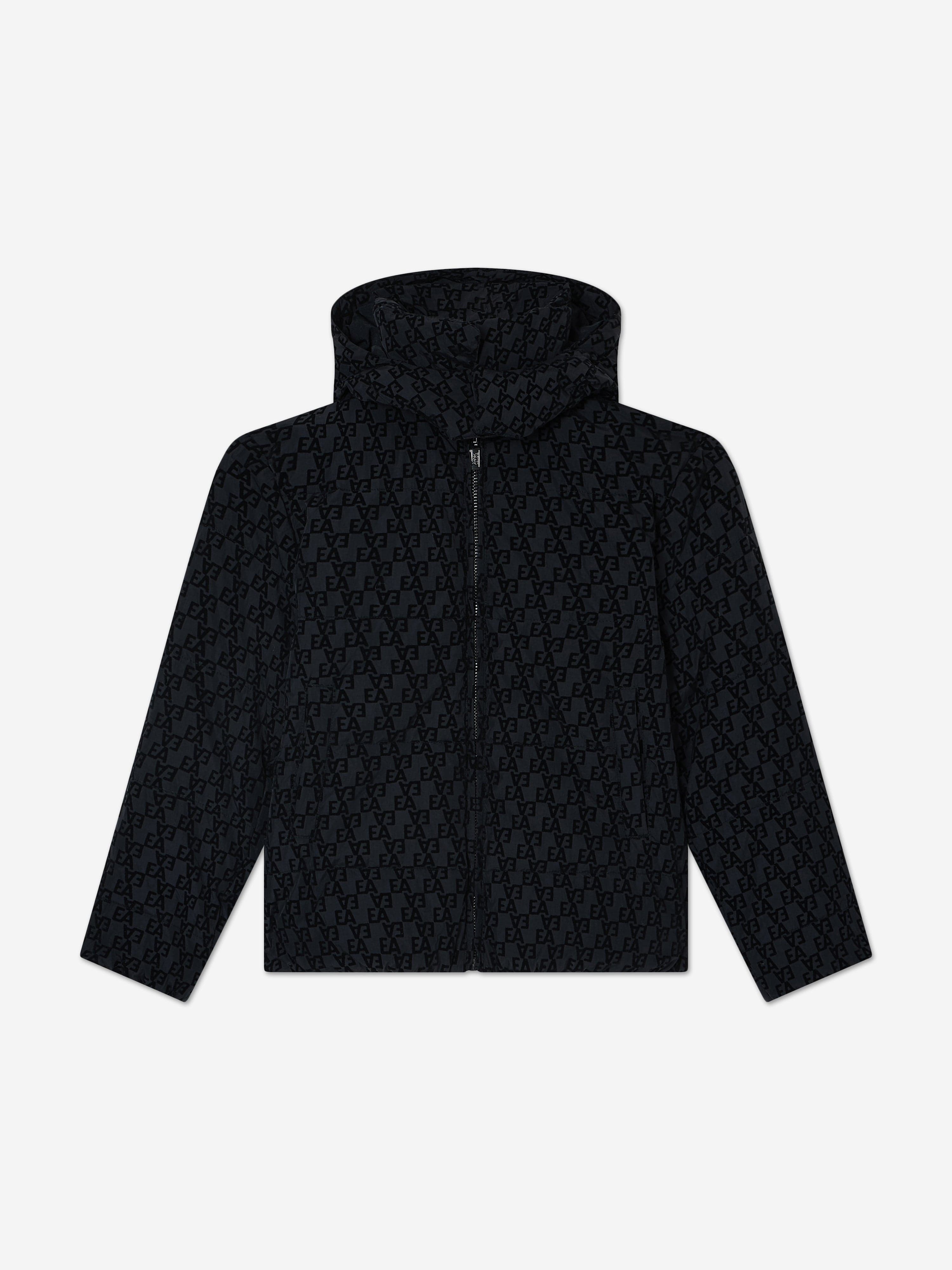 Emporio Armani kidsフーデッドジャケット Emporio Armani Kids フーデッド ジャケット | ブラック | FARFETCH JP