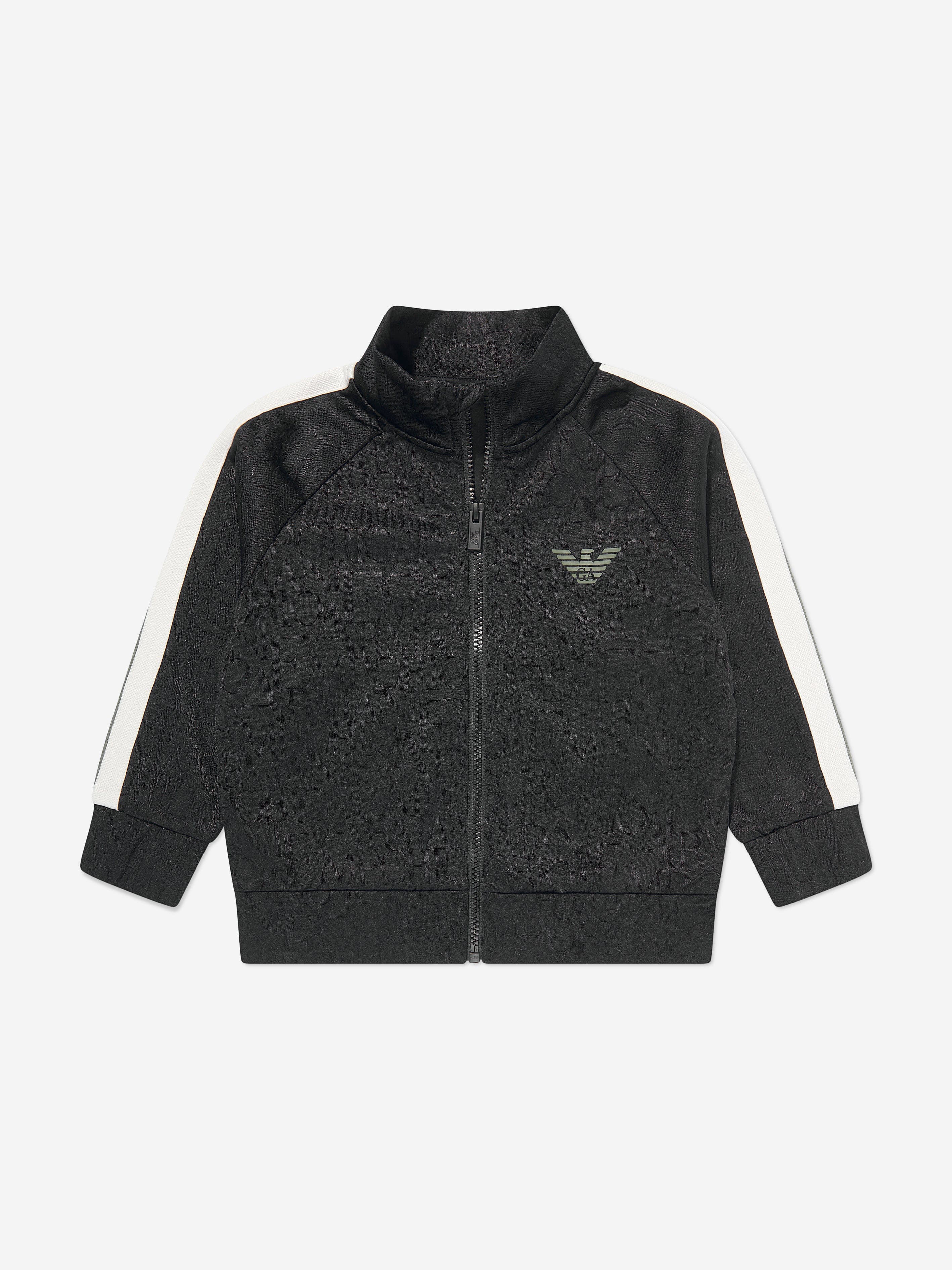 Emporio Armani Boys Logo Track Jacket in Navy | Childsplay Clothing