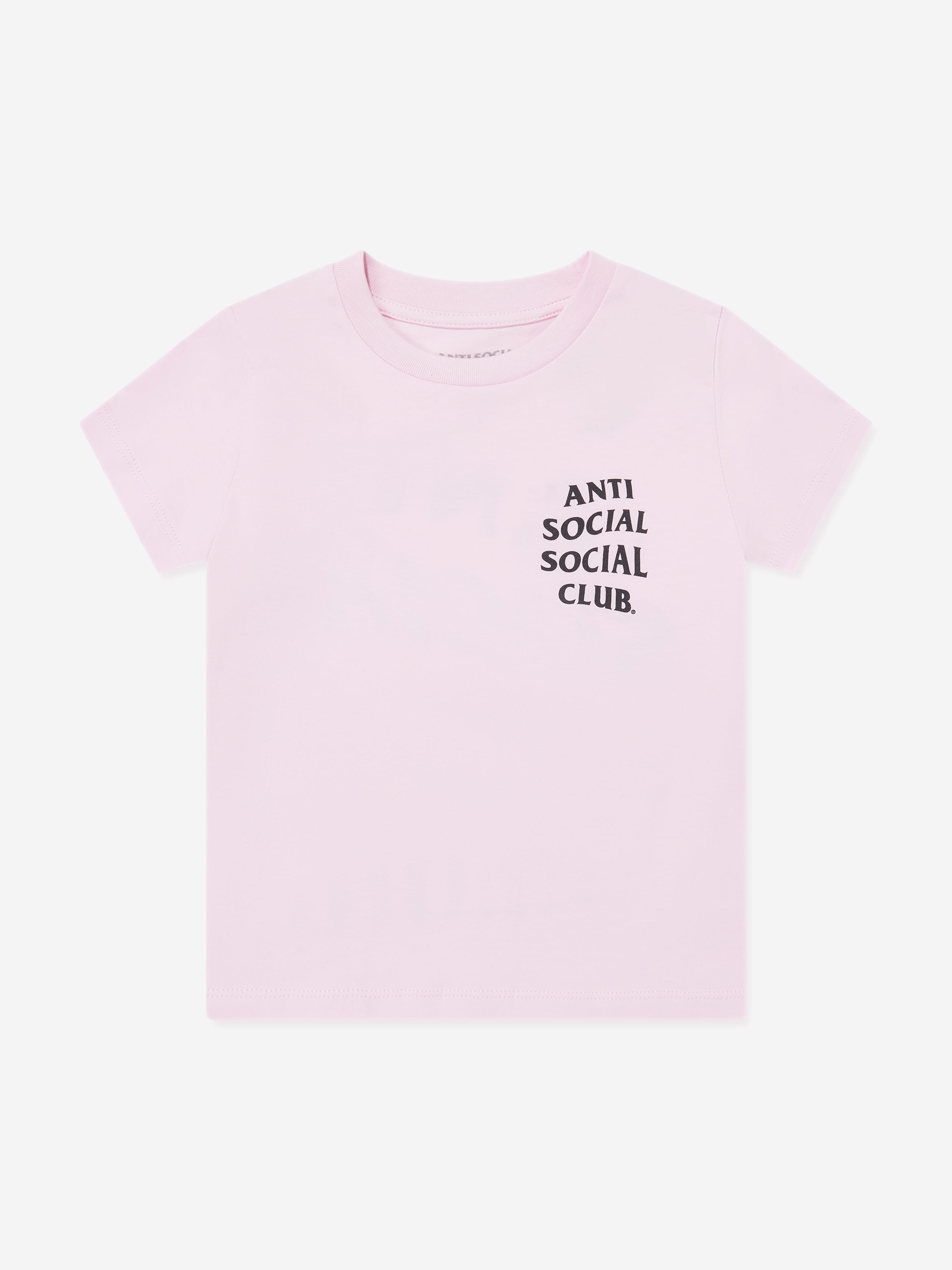 Anti Social Social Club Kids Kkotch T-Shirt in Pink 12