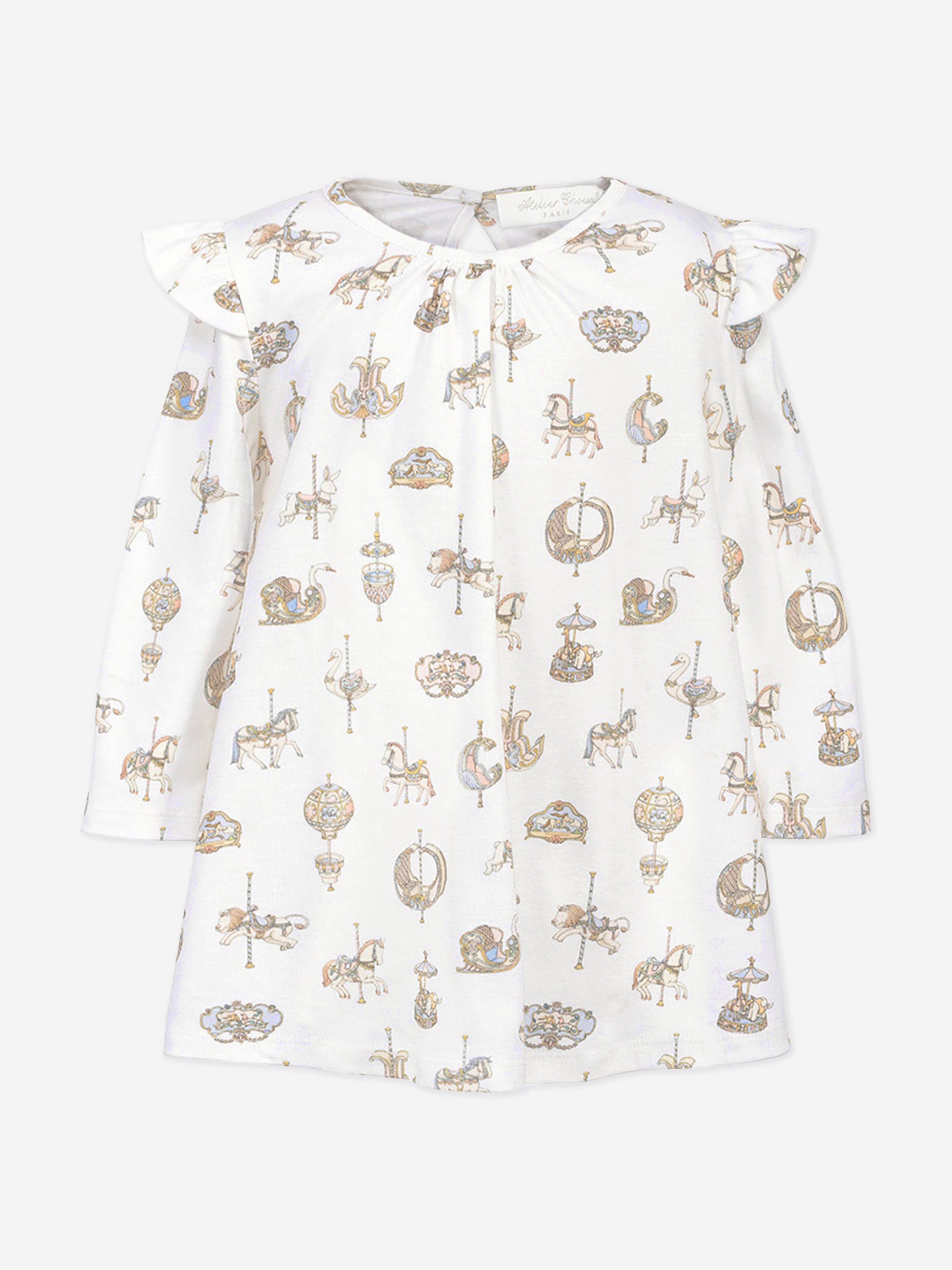 Atelier Choux Carousel Print Dress - 12-18 Months Atelier Choux Carousel Print Dress - 12-18 Months