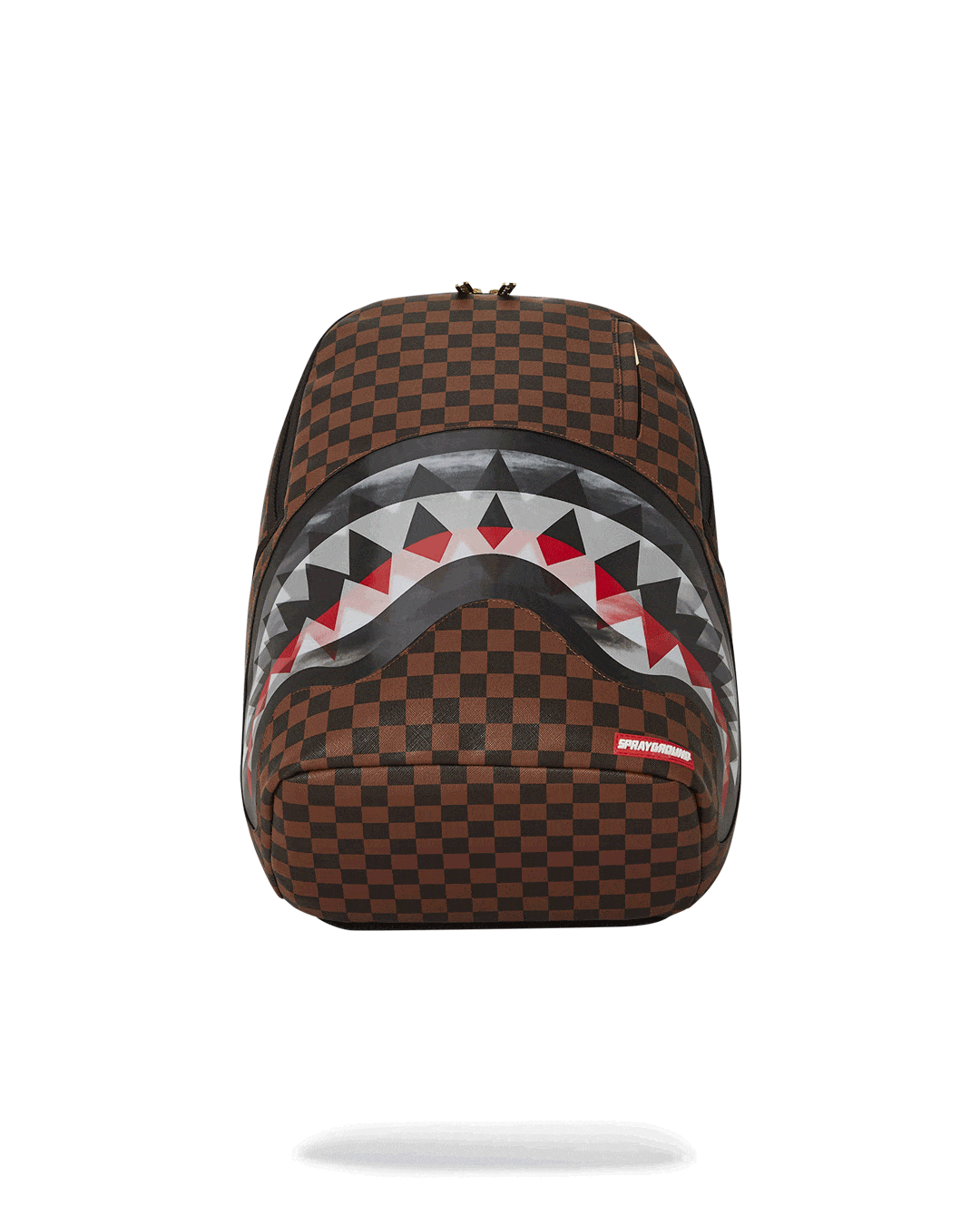 bape shark backpack leather Sprayground Kids Sharks in Paris Lenticular Chomp Backpack in Brown (4
