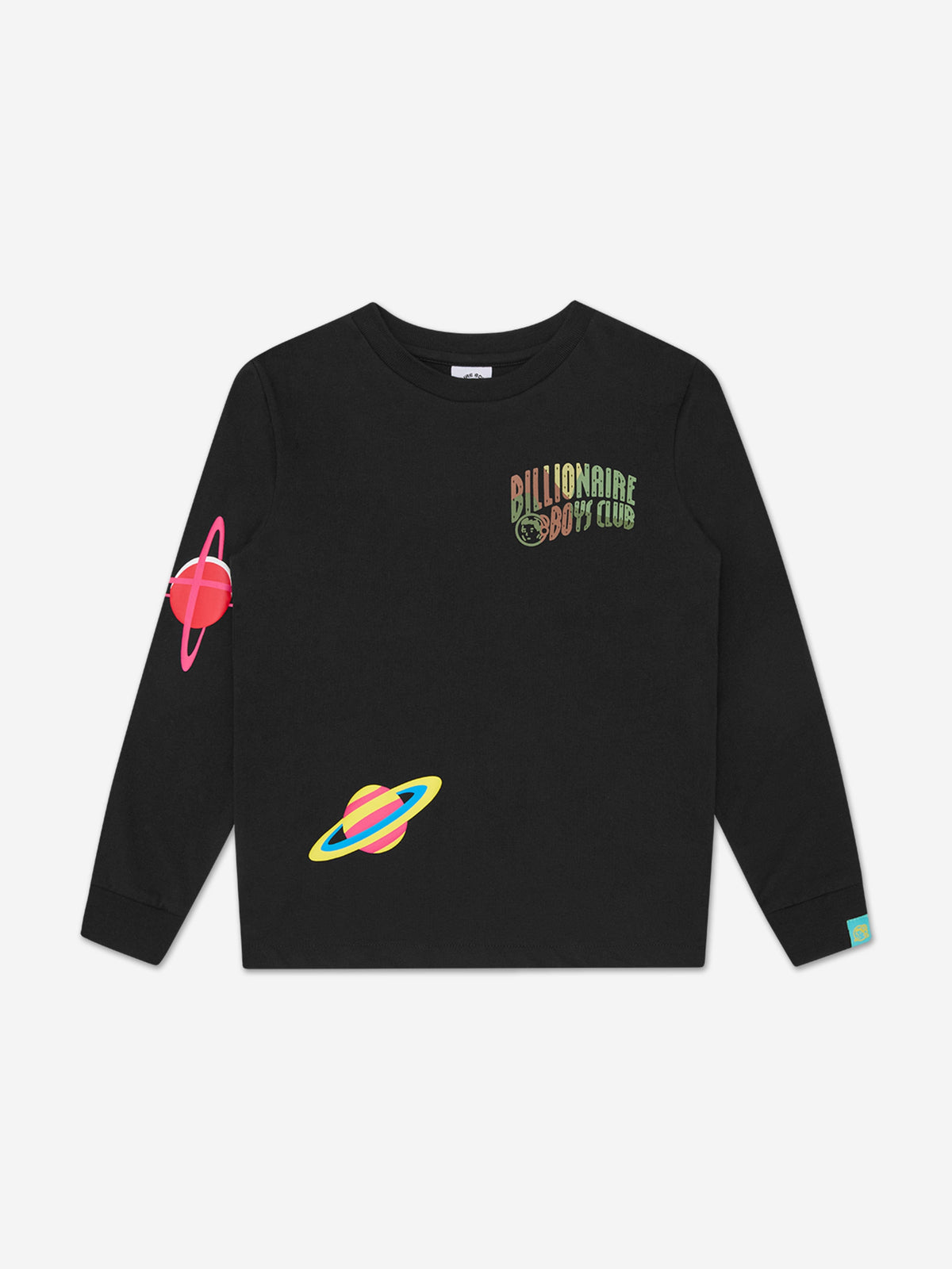 Billionaire Boys Club Boys Space Camo LS T-Shirt in Black 