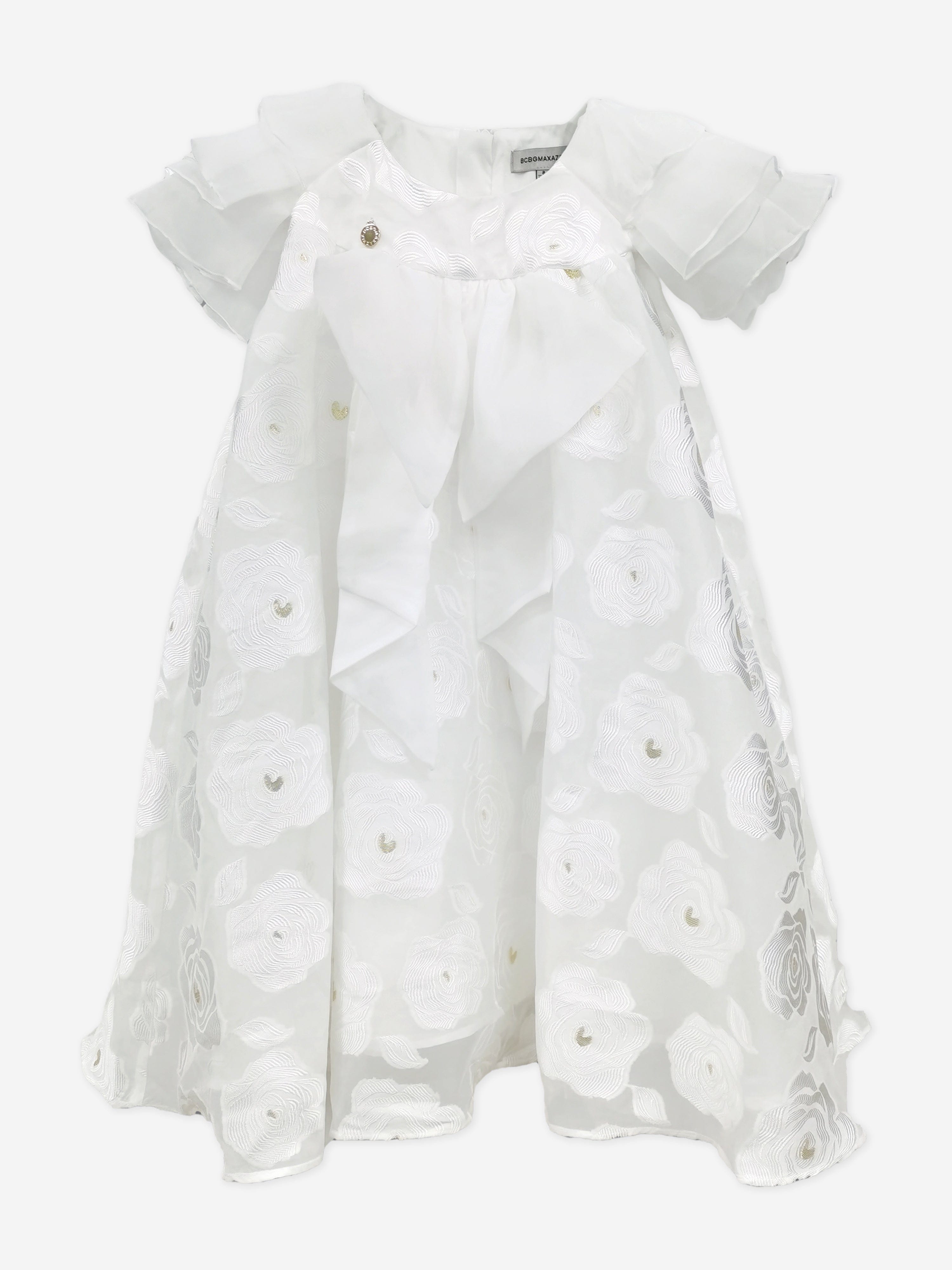 BCBG Girls Floaty Organza Floral Dress in White | Childsplay Clothing BCBG Girls Floaty Organza Floral Dress in White | Childsplay Clothing