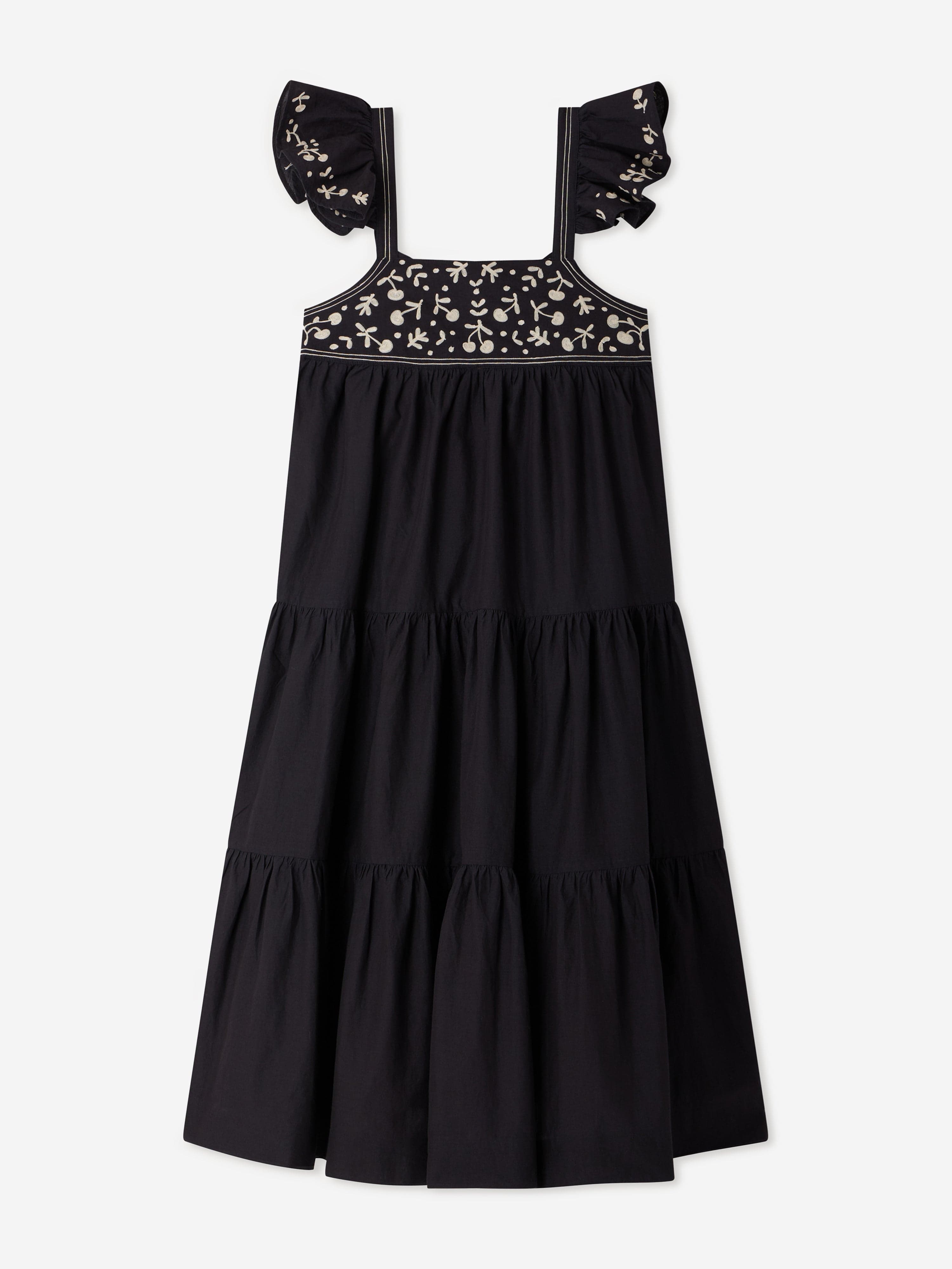 Bonpoint Girls Cora Dress in Black Bonpoint Girls Cora Dress in Black