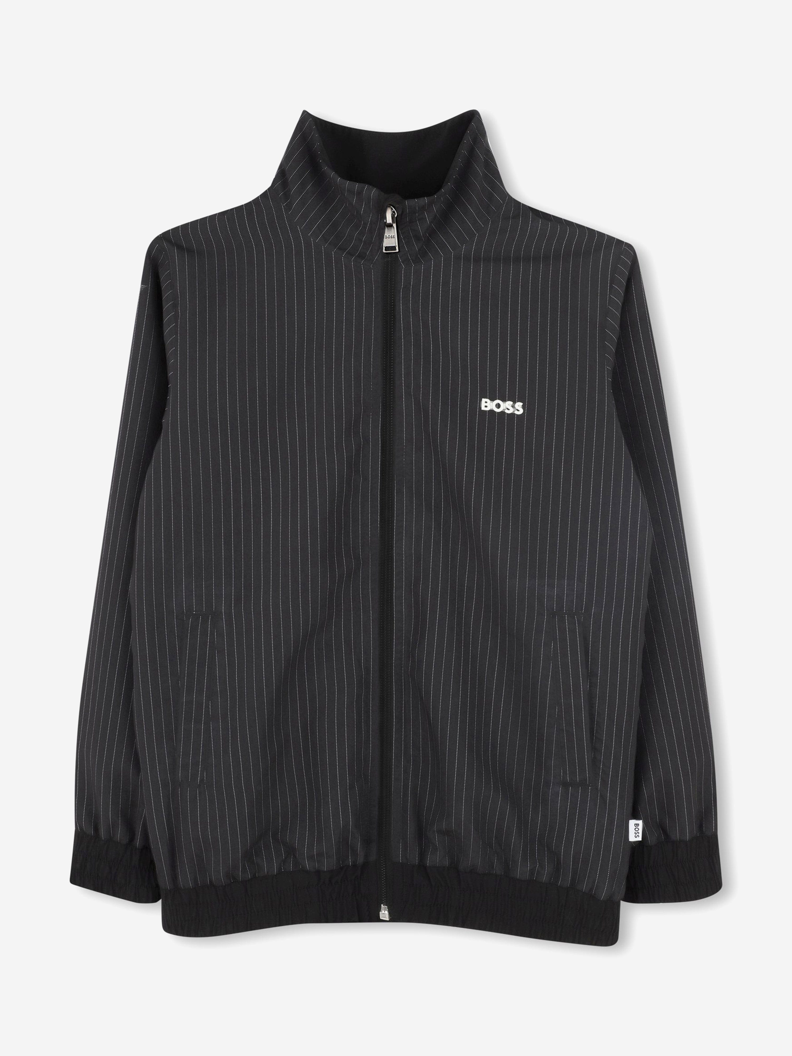 ⭐️新品、未使用⭐️BOSSキッズジップアップジャケットDOUBLE Bモノグラム BOSS キッズ ジップアップジャケット DOUBLE Bモノグラム Hugo Boss