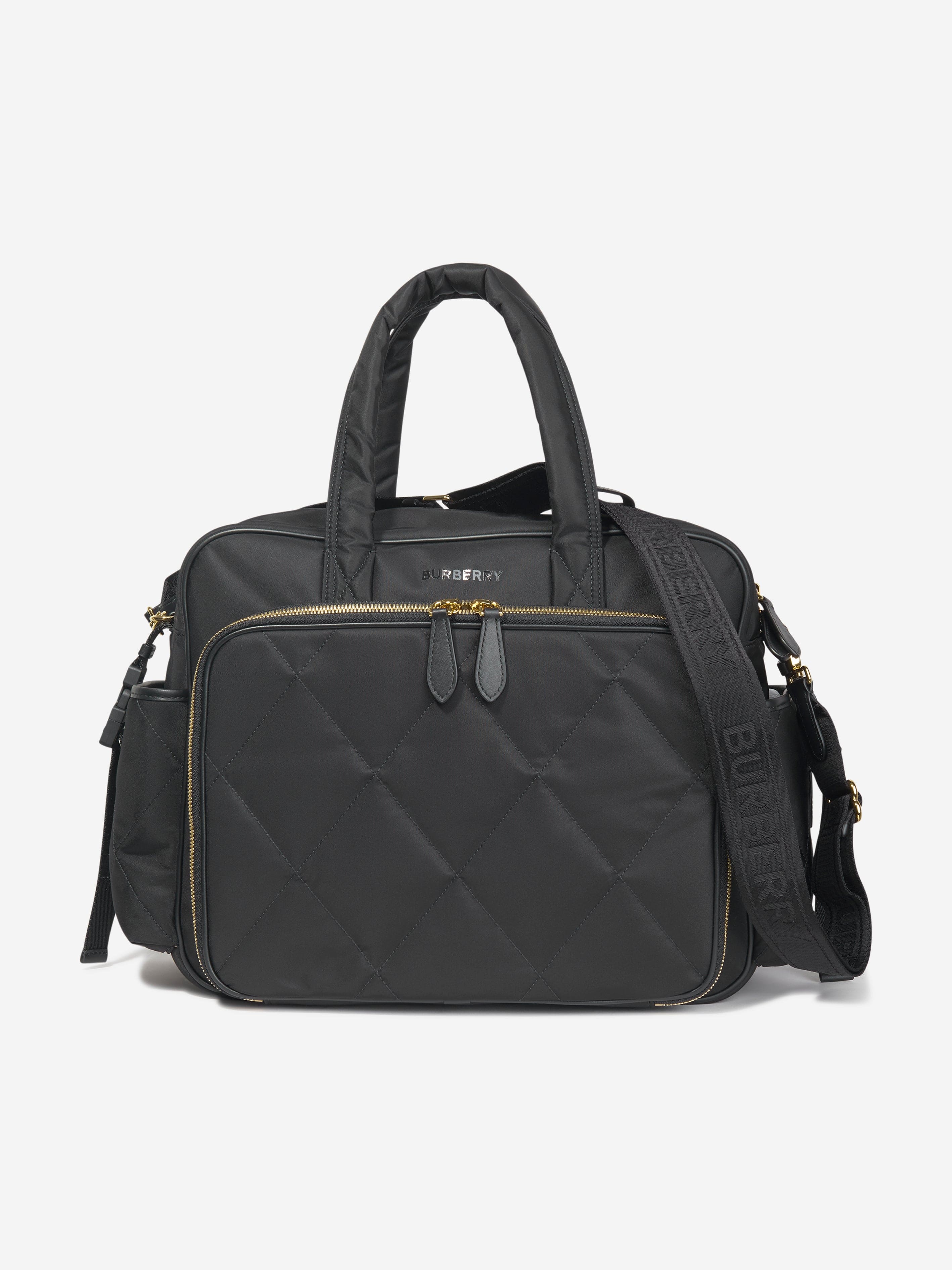Burberry Baby Tote Changing Bag in Black | Childsplay Clothing