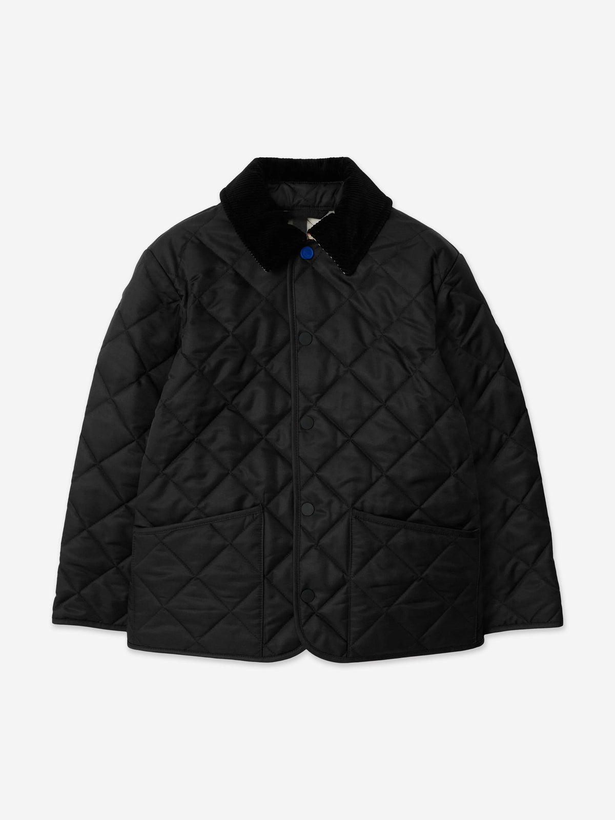 Burberry Boys Indy Quilted Jacket in Black | Childsplay Clothing