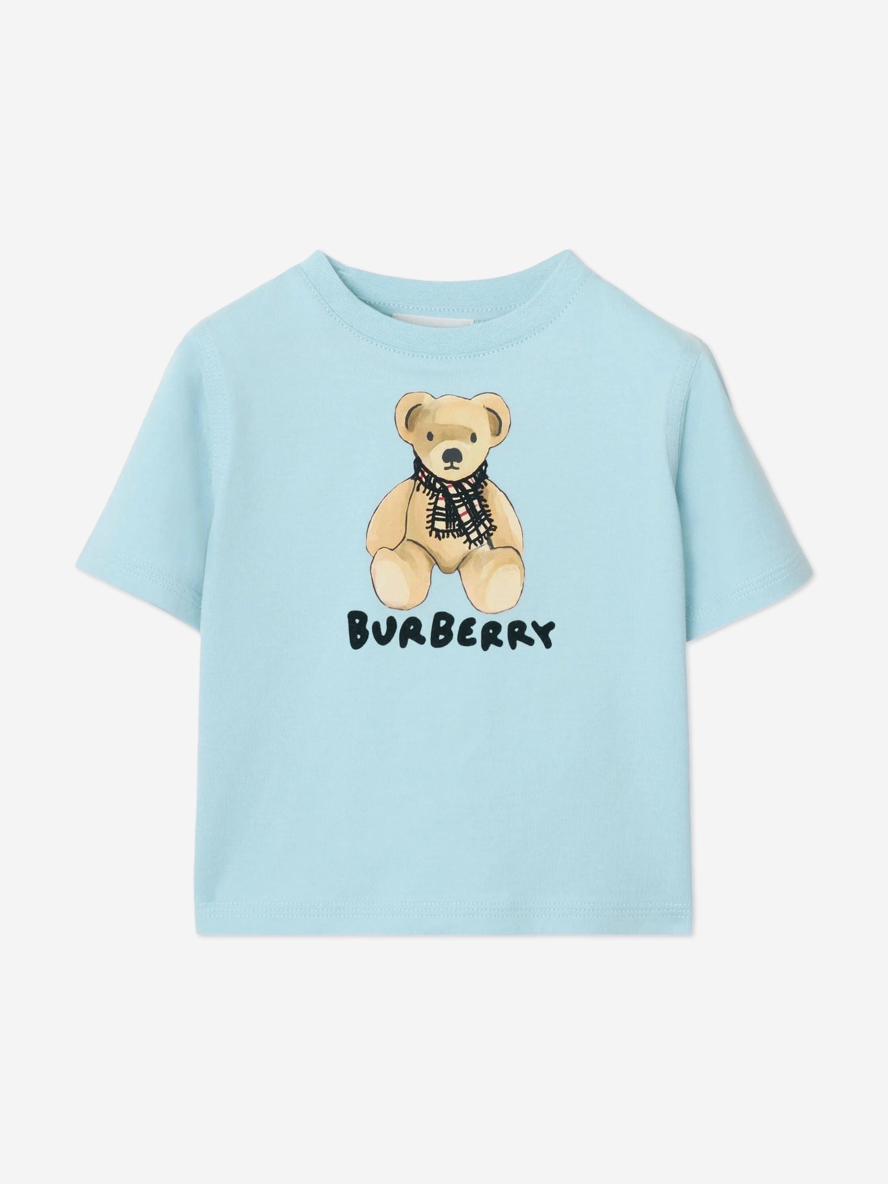 BURBERRY バーバリー ベア Tシャツ ベビー キッズ 90㎝ Burberry Baby Boys Teddy Bear T-Shirt in Blue | Childsplay Clothing
