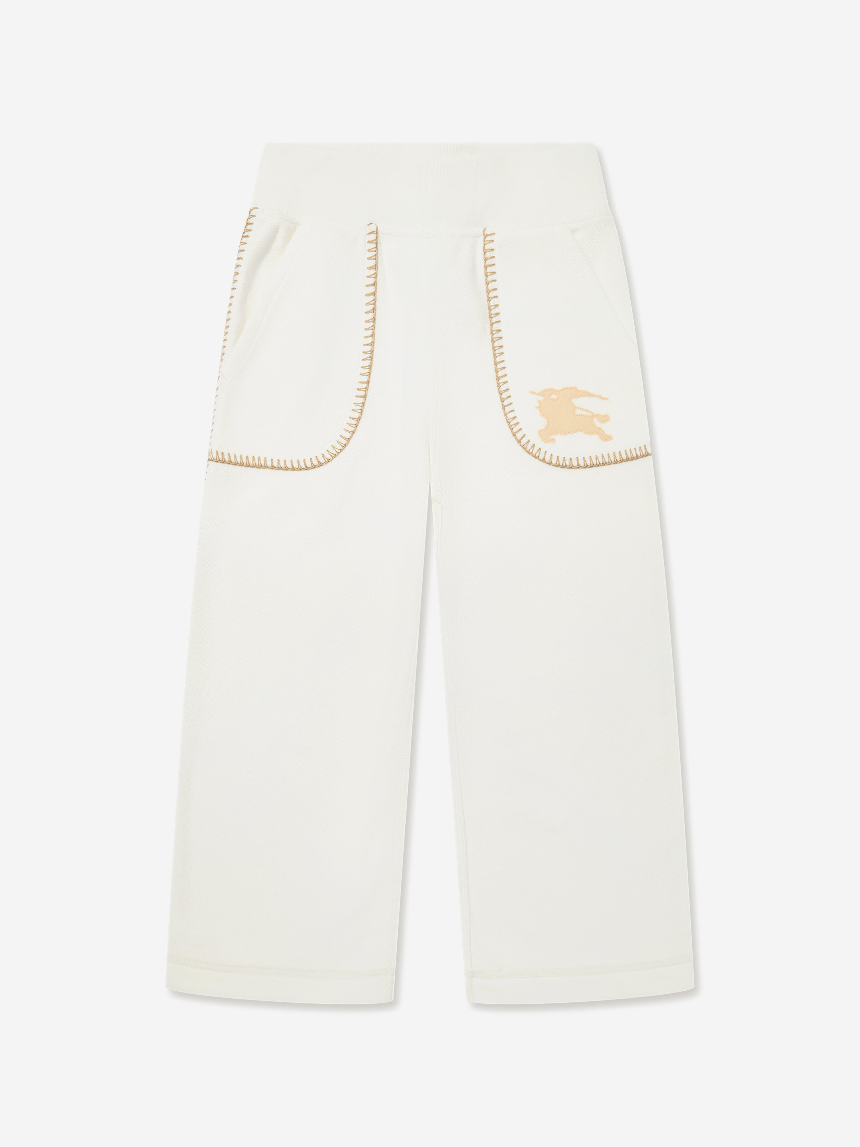 Burberry Kids Burberry Girls Aubrey Trousers in White Childsplay