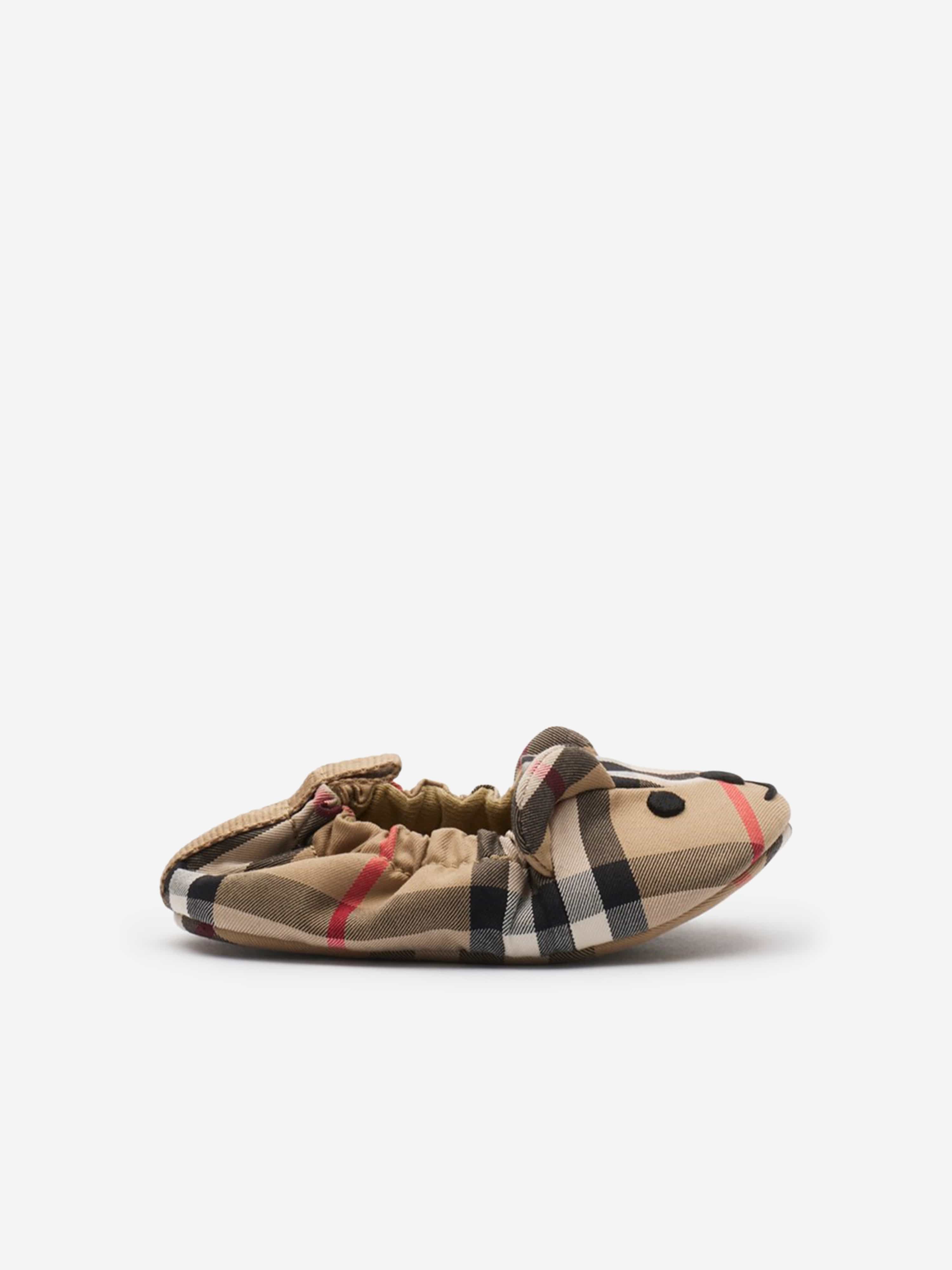 Burberry Baby Check Thomas Bear Pre-Walkers in Beige | Childsplay Clothing
