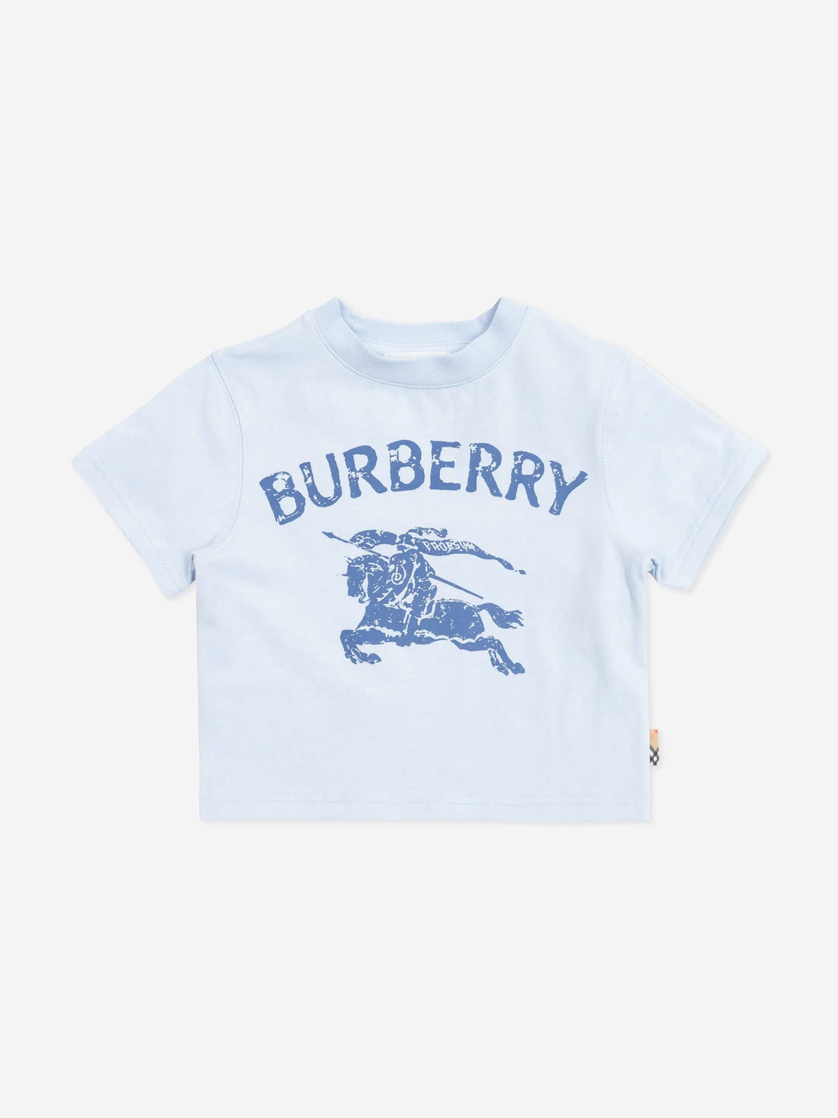 Burberry Baby Boys Mini Cedar Stamp EKD T-Shirt in Blue 