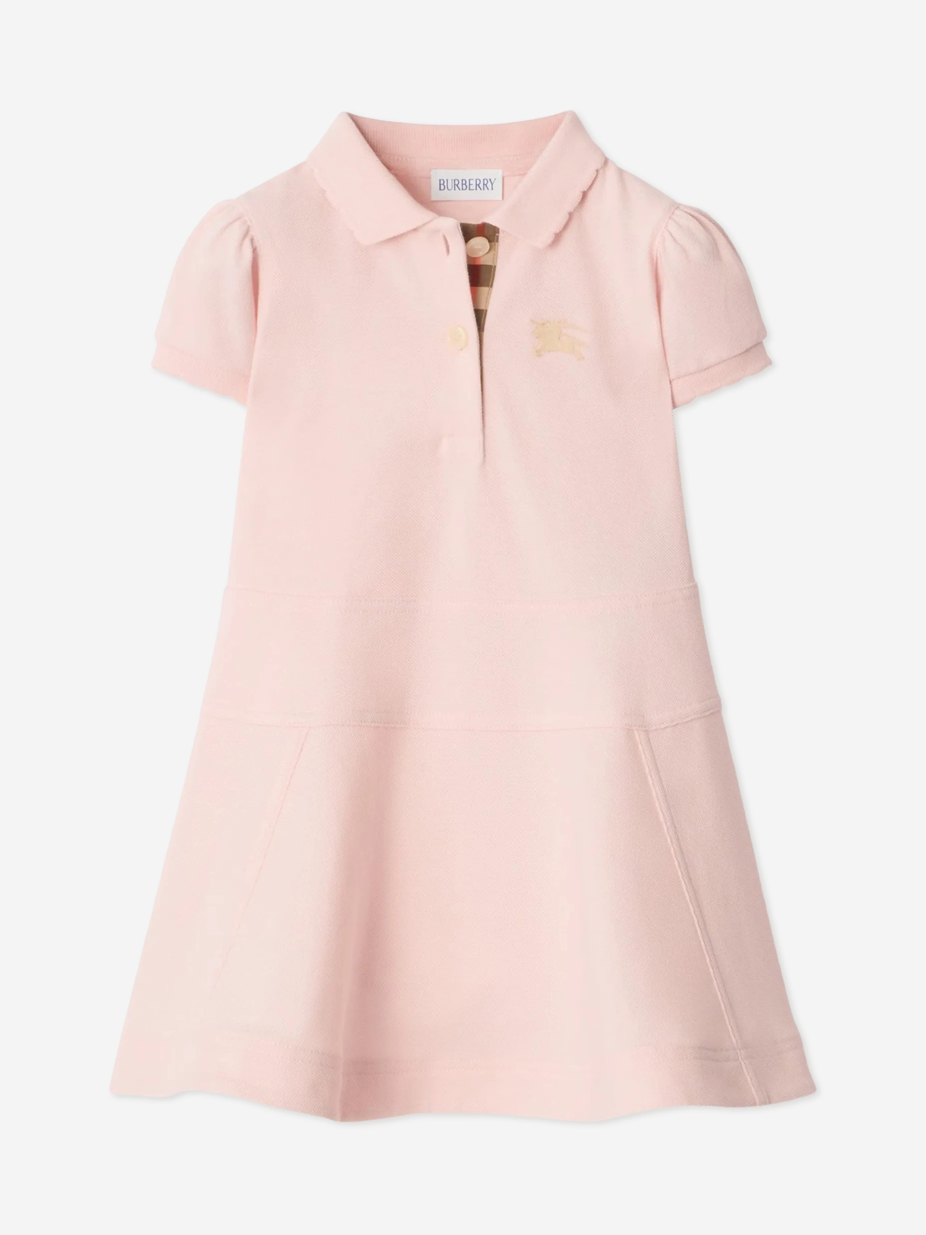 Burberry Baby Girls Mini Astrid Polo Dress in Pink