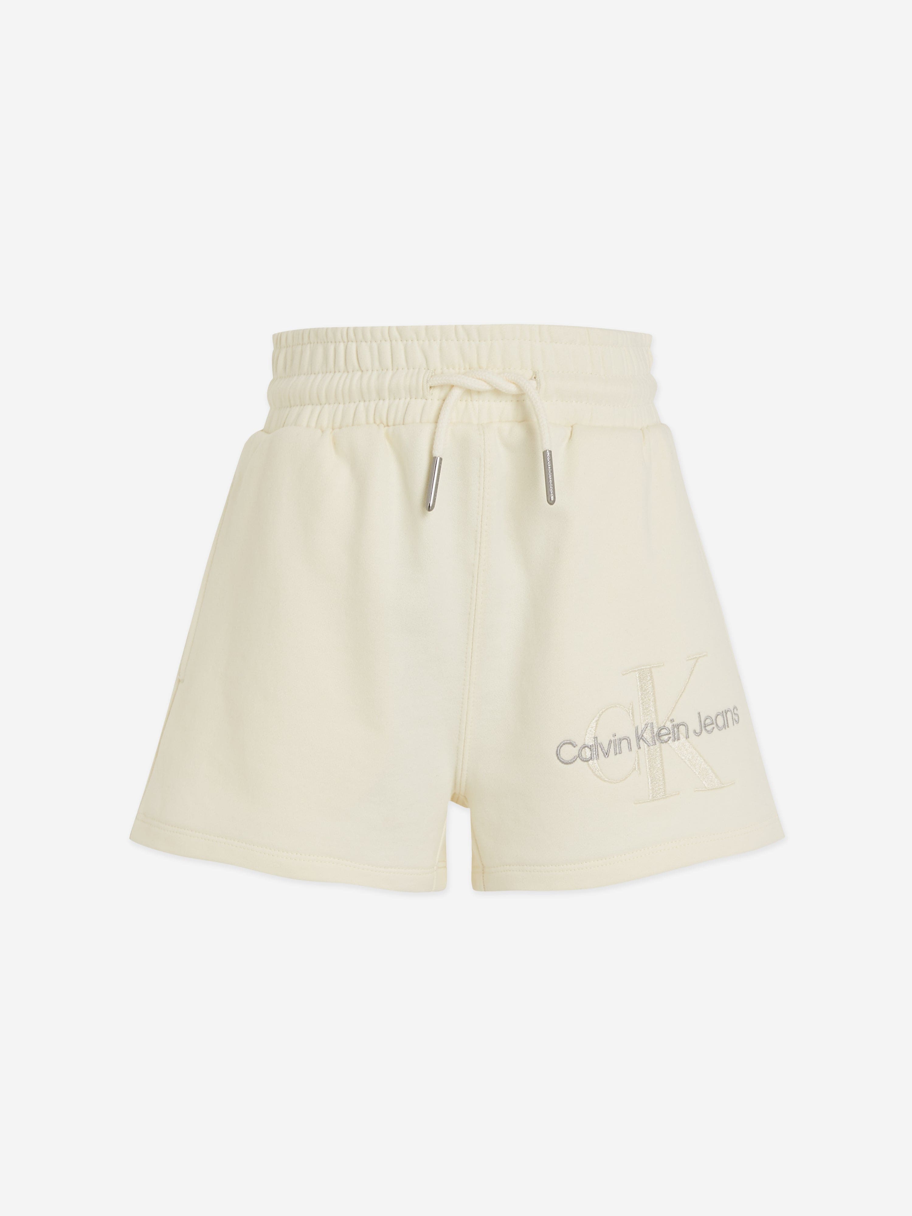 Calvin Klein Calvin Klein Girls Monogram Embroidered Shorts in