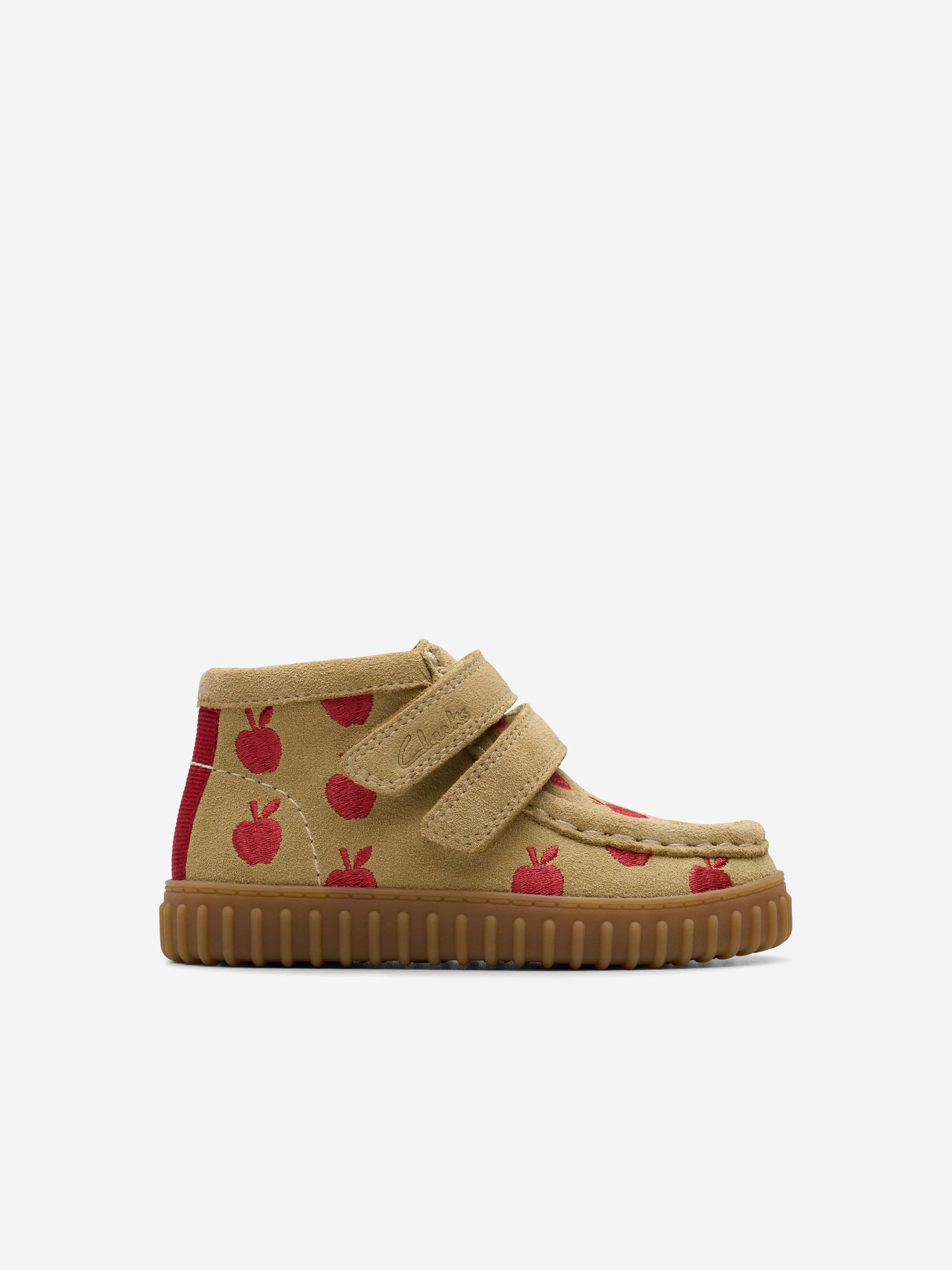 Clarks Holbay Go Inf | Scarpe Stringate In Pelle Per Bambino | Fodera In Tessuto | Modello Senza Chiusura | Perfette Per La Scuola - 3