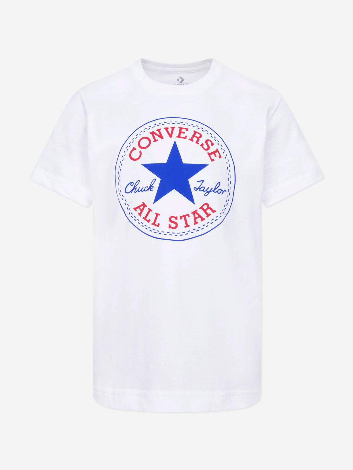 Boys Converse Chuck Patch T-Shirt White