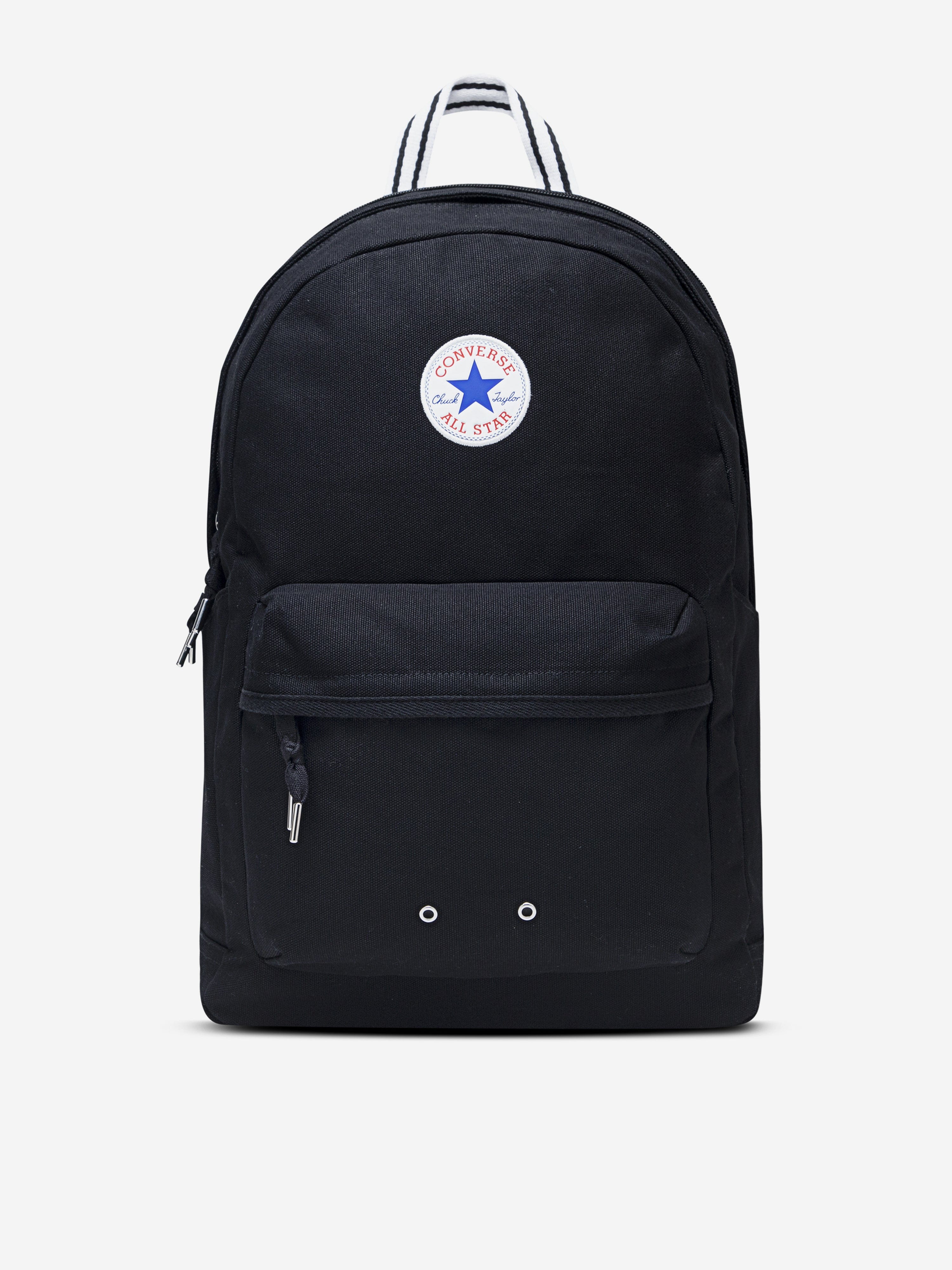 black leather converse backpack Converse Kids Cam Converse Chuck Backpack in Black (46cm)
