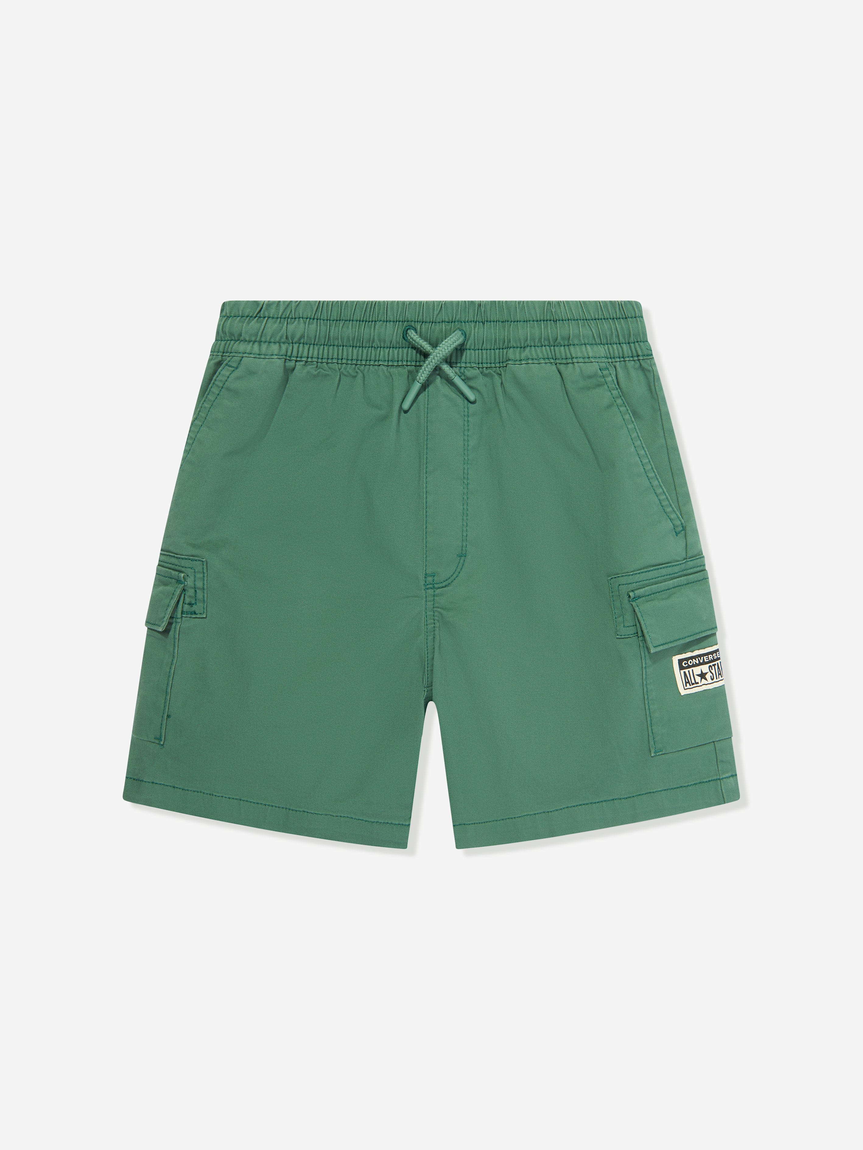Converse Converse Boys Lifestyle Woven Cargo Shorts in Green