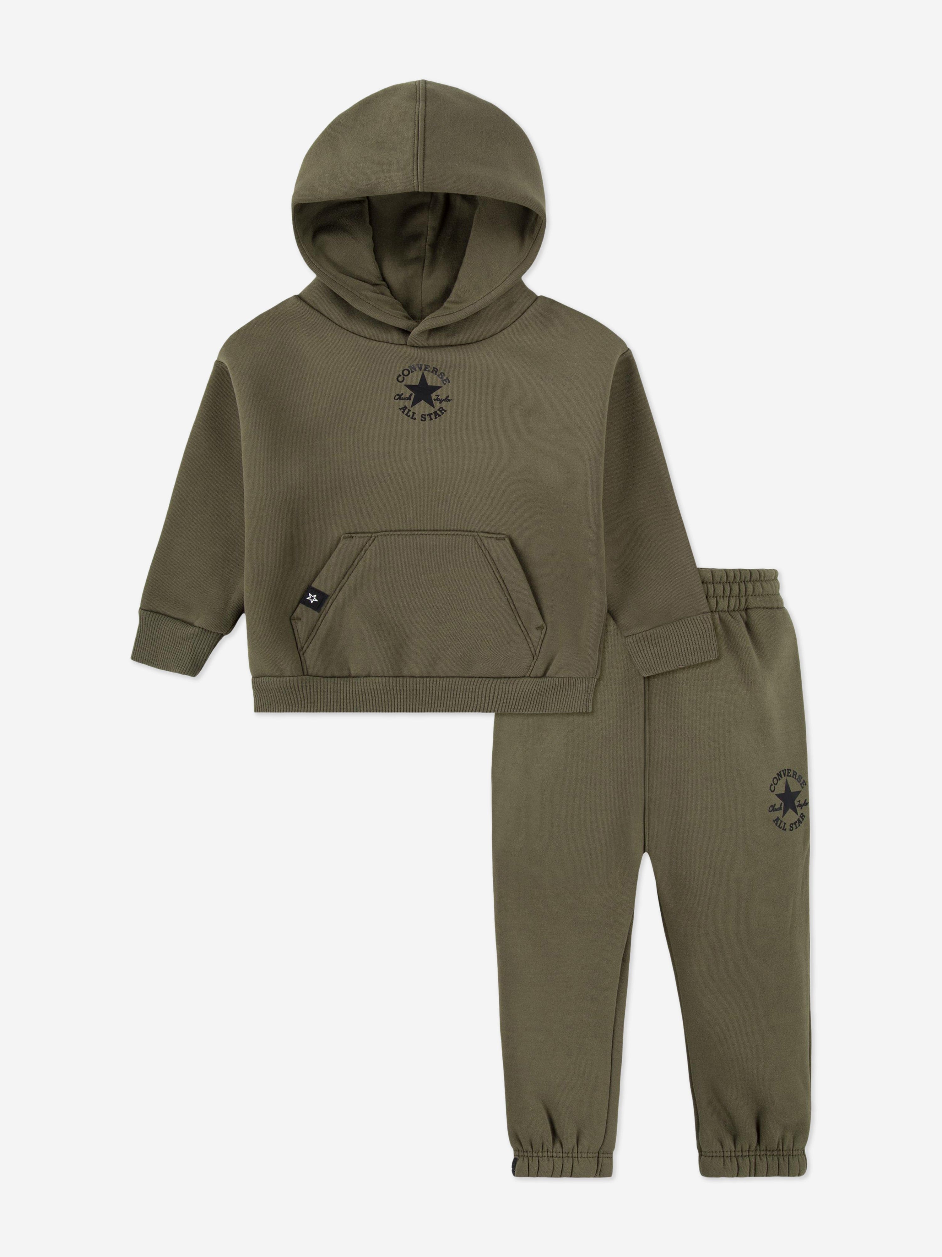 Converse Converse Boys Sustainable Core Tracksuit in Green