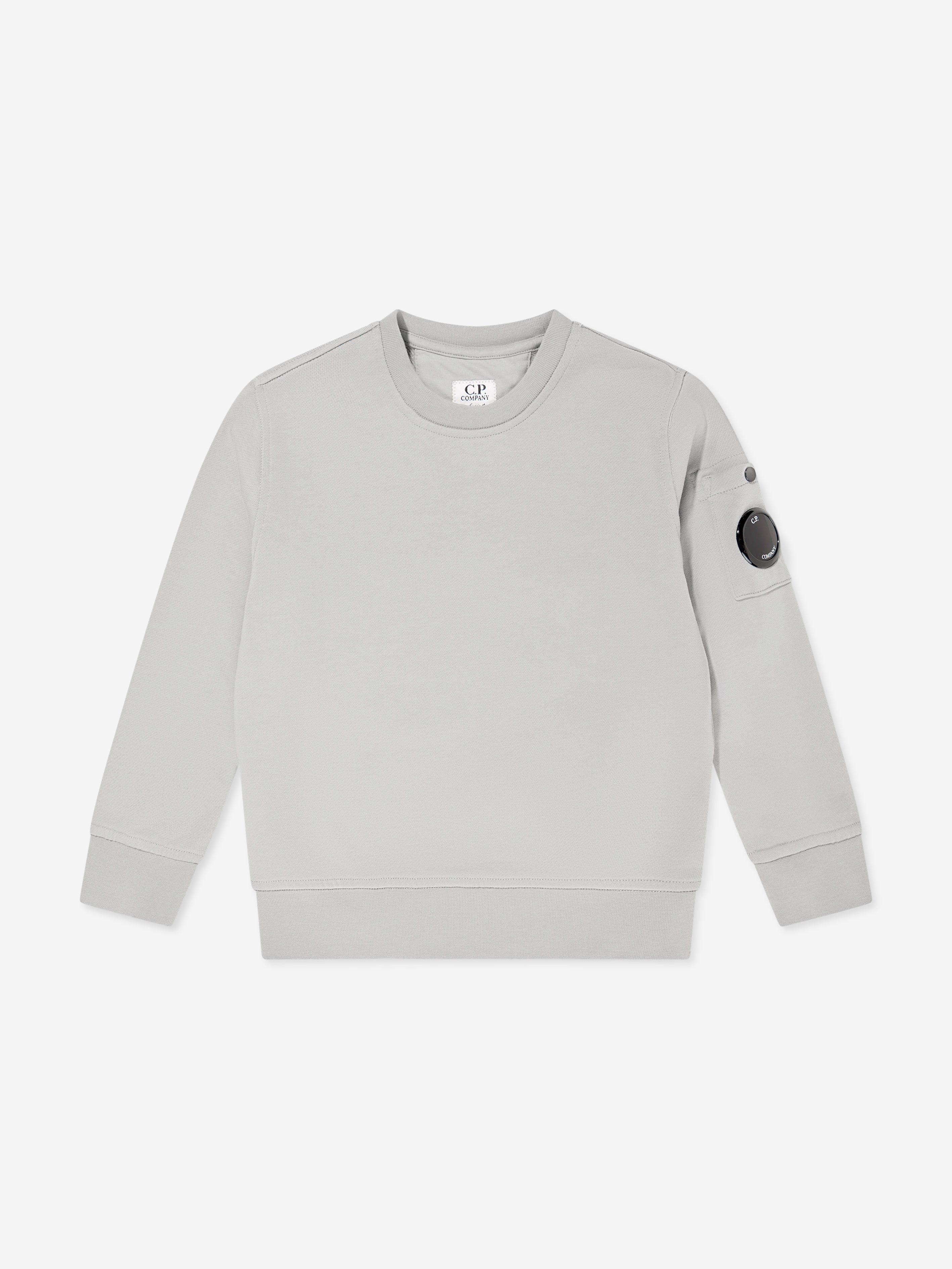 C.P. Company Boys Lens Sweatshirt in Grey | Childsplay Clothing