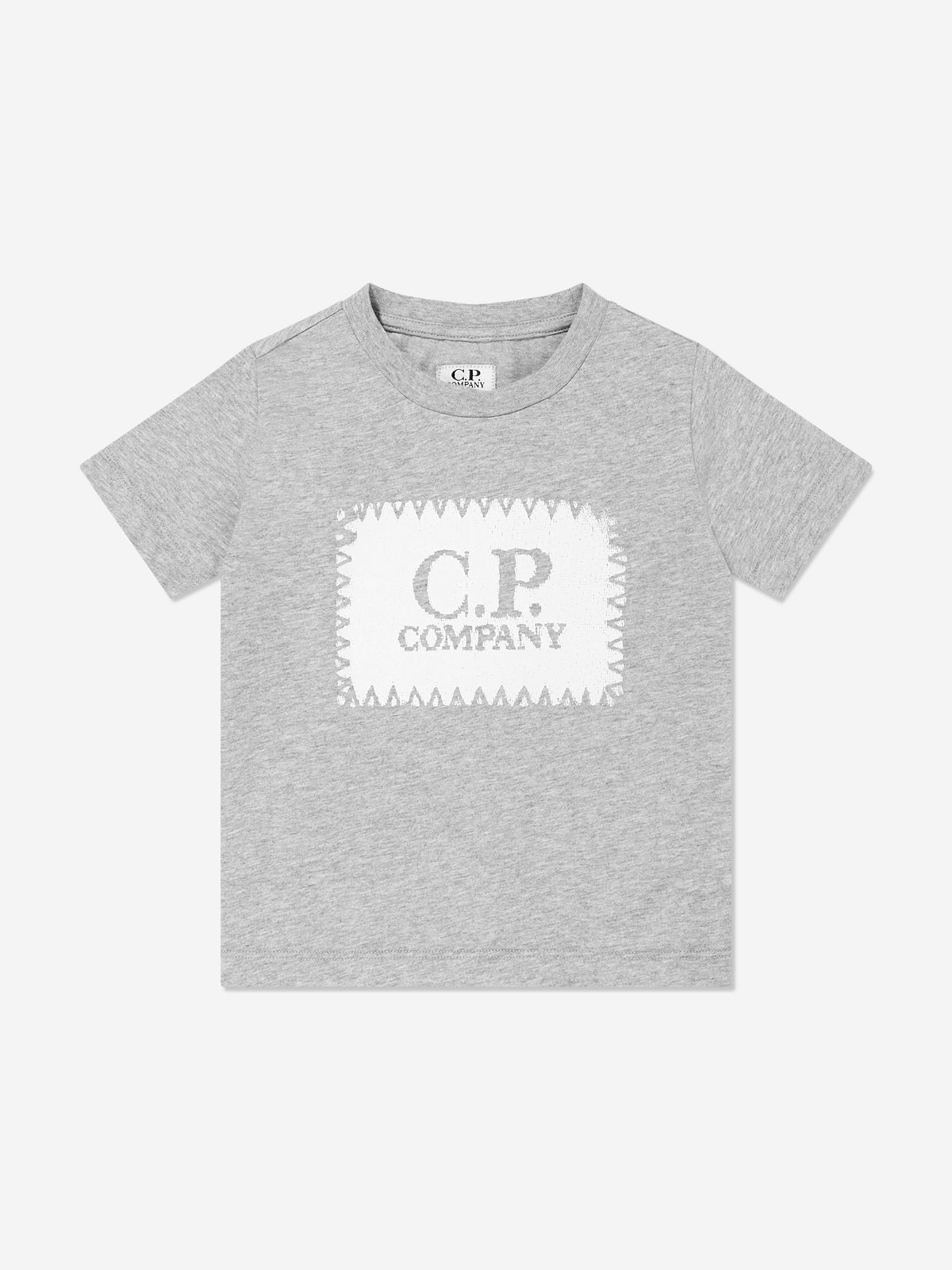 C.P. Company Boys Logo T-Shirt in Grey | Childsplay Clothing