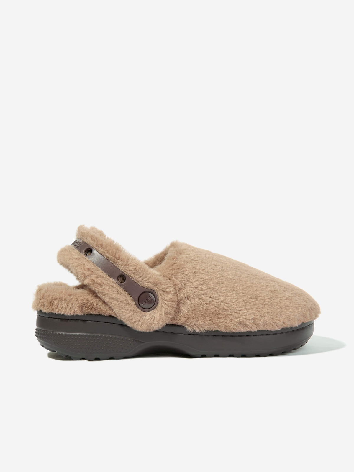 CROCS Kids Slippers - Brown and Tan Crocs Brown Unisex Kids main image 2