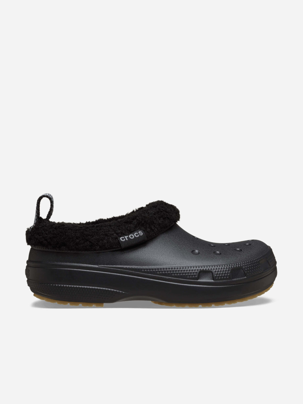 Crocs Kids Classic Lined Shorty Clog in Black | Childsplay 