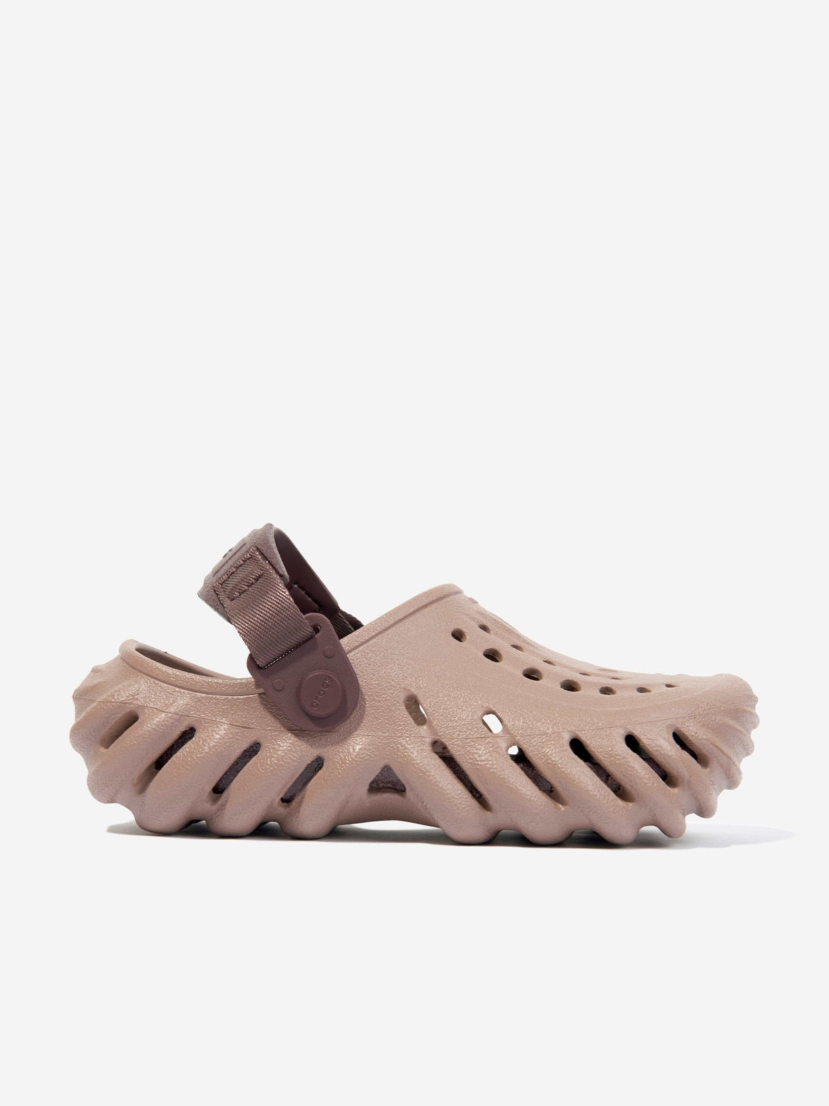 Crocs Brown Clogs with Adjustable Strap Crocs Classic Clog In Latte Brown | Comfort Lightweight  main image 3