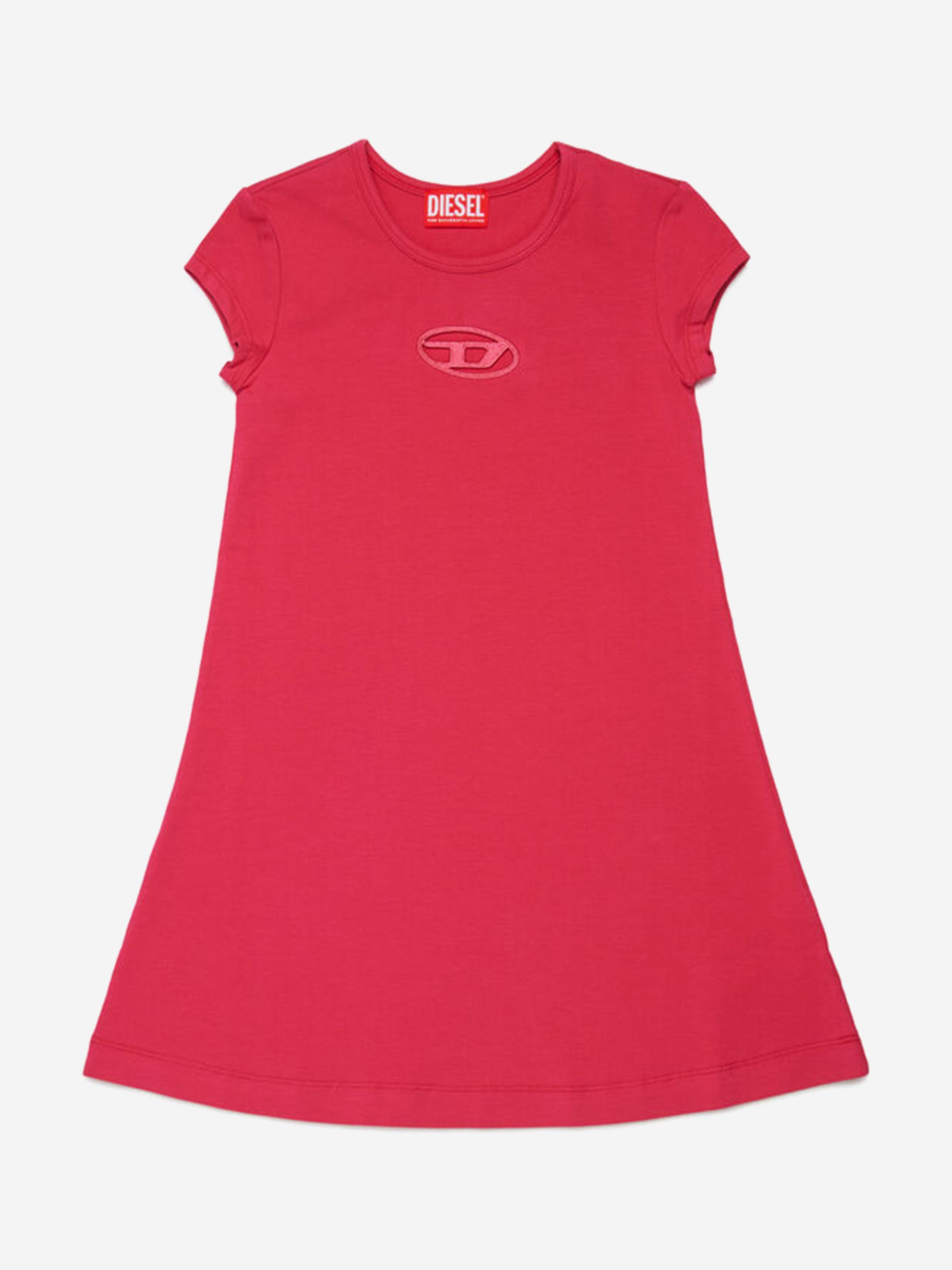 diesel shirt dress D-LUNAR-B Woman: Shirt dress with 3D embroidery
