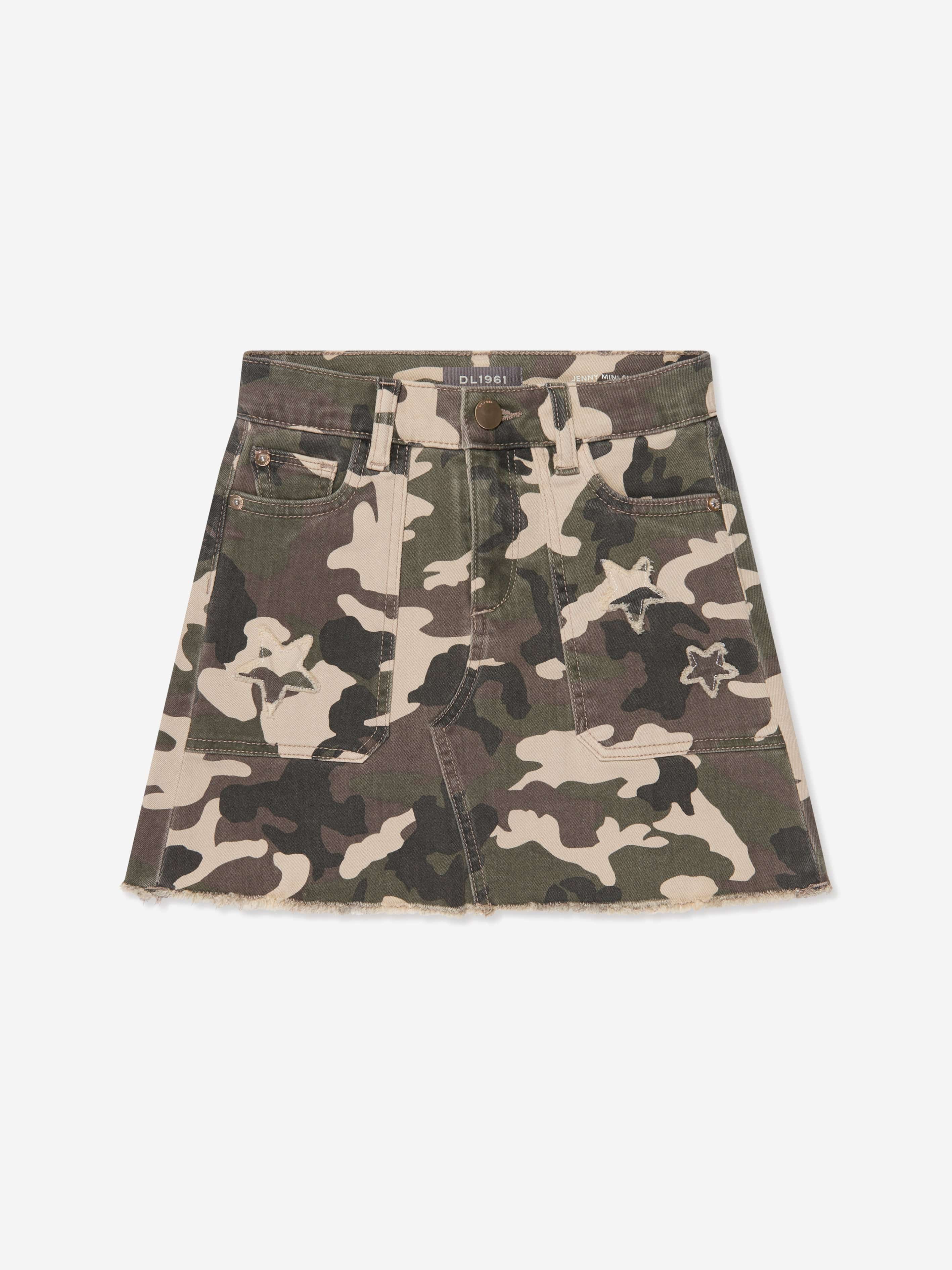 Depop Camouflage Print Camo Denim Skirt Topshop Forever 21 Skirt