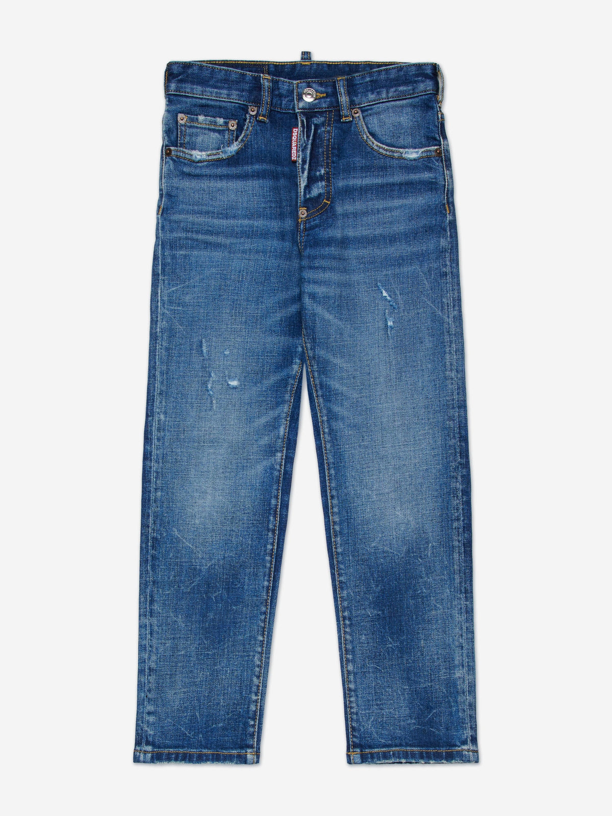 Dsquared2 Kids Regular Fit Jeans in Blue | Childsplay Clothing
