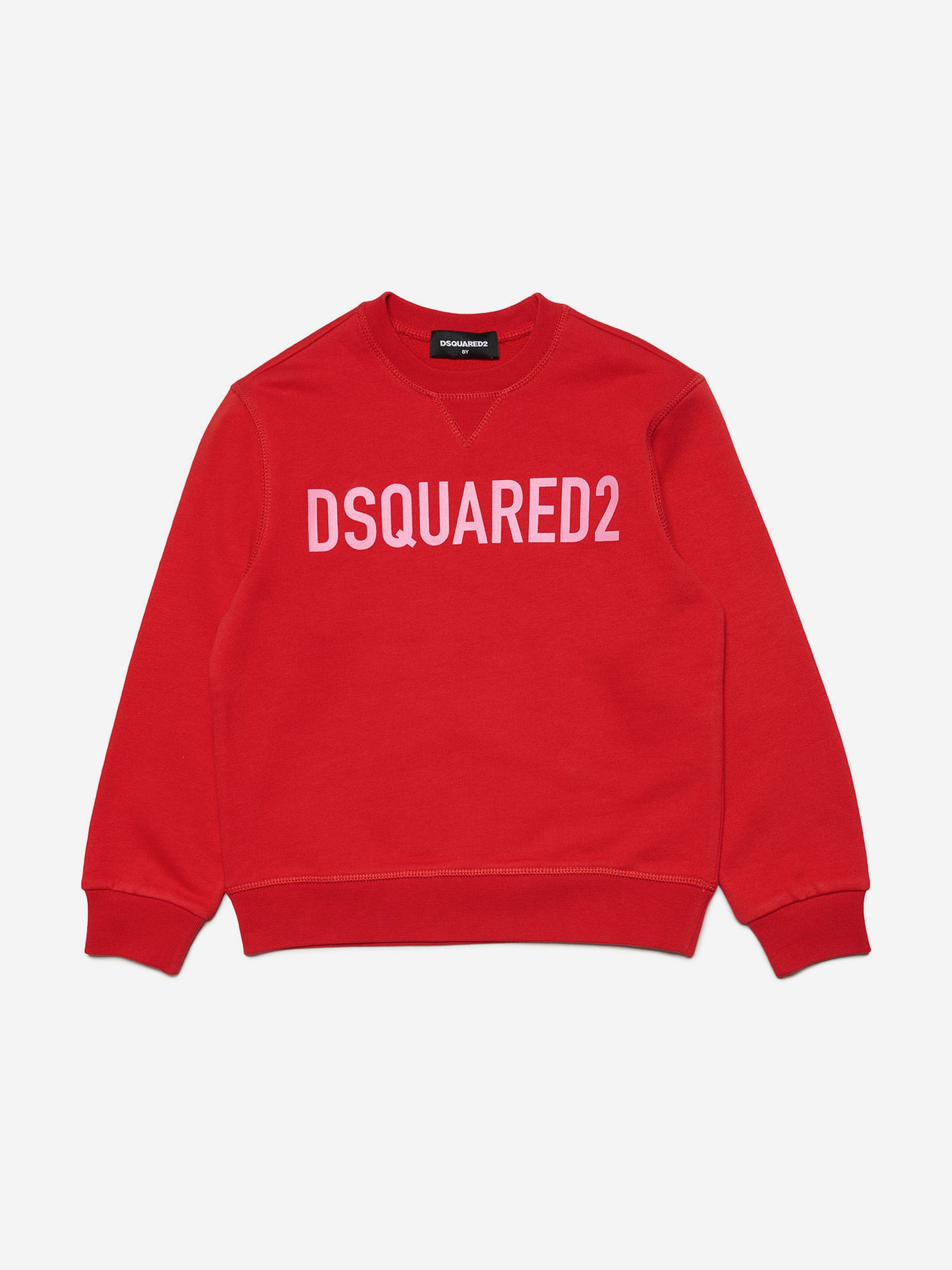 Dsquared2 Kids Dsquared2 Kids Logo Sweatshirt in Red | Childsplay 