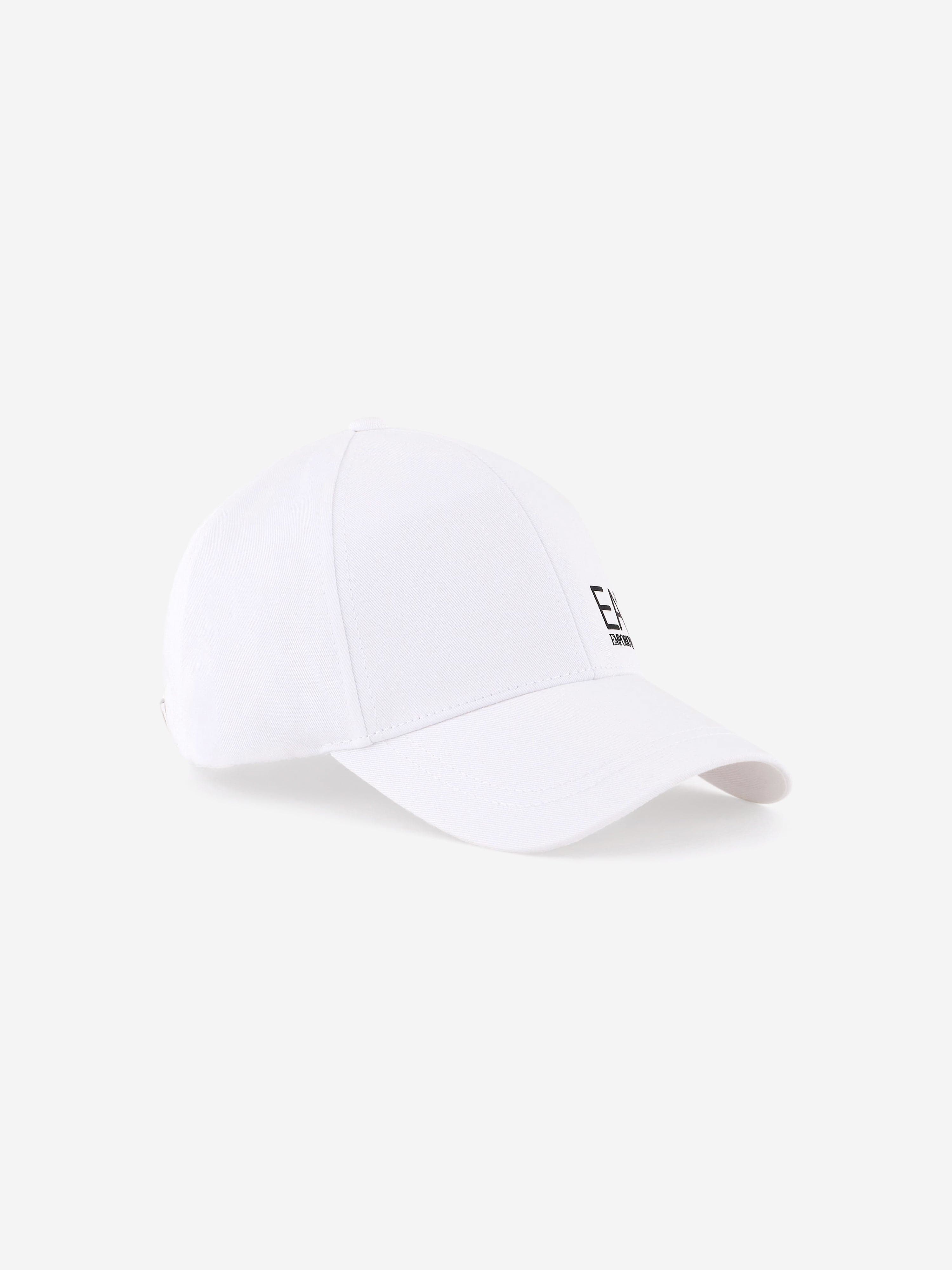 EA7 Emporio Armani Boys Logo Cap in White | Childsplay Clothing