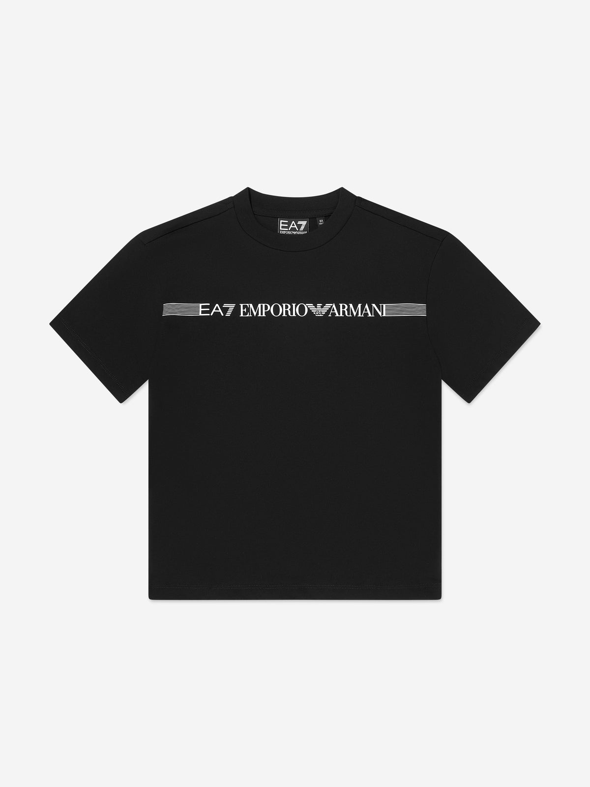 EA7 Emporio Armani Boys Extended Logo T-Shirt in Black 
