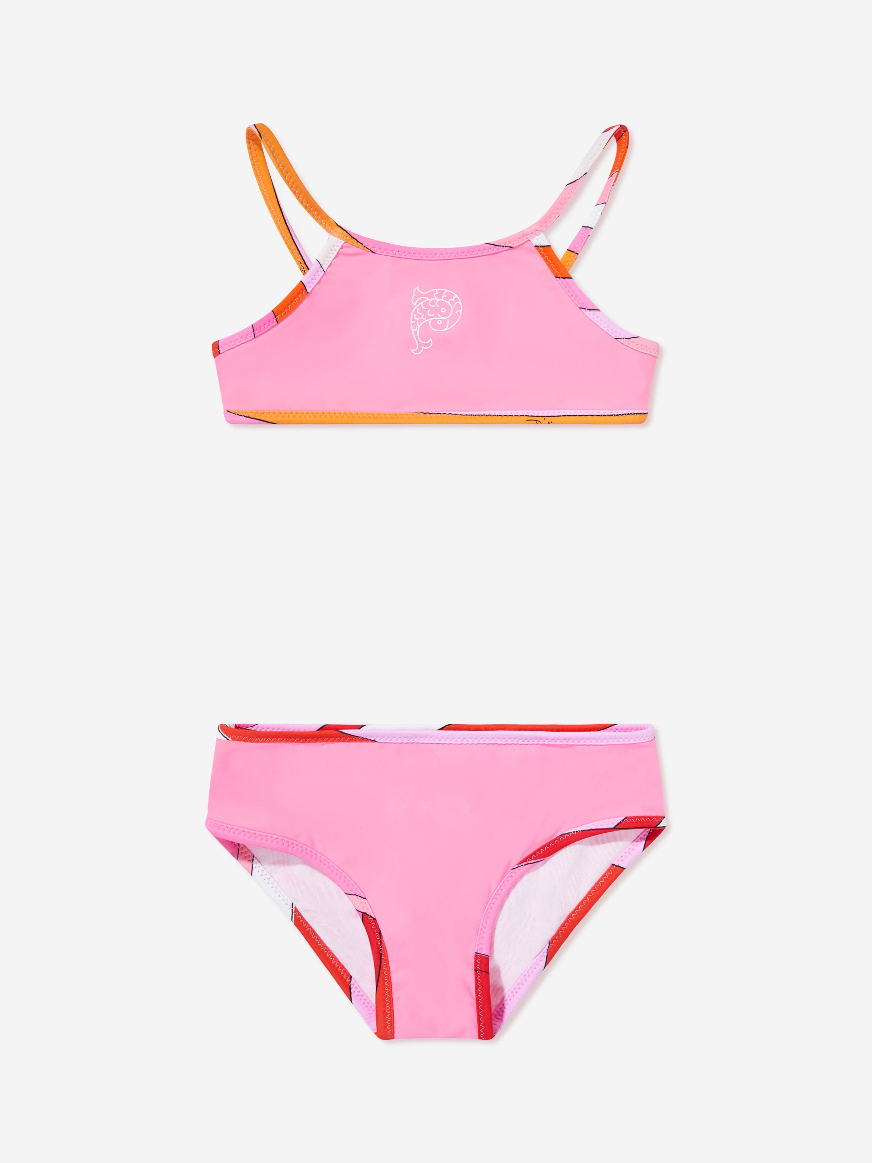 PUCCI Girls Logo Bikini in Pink | Childsplay Clothing