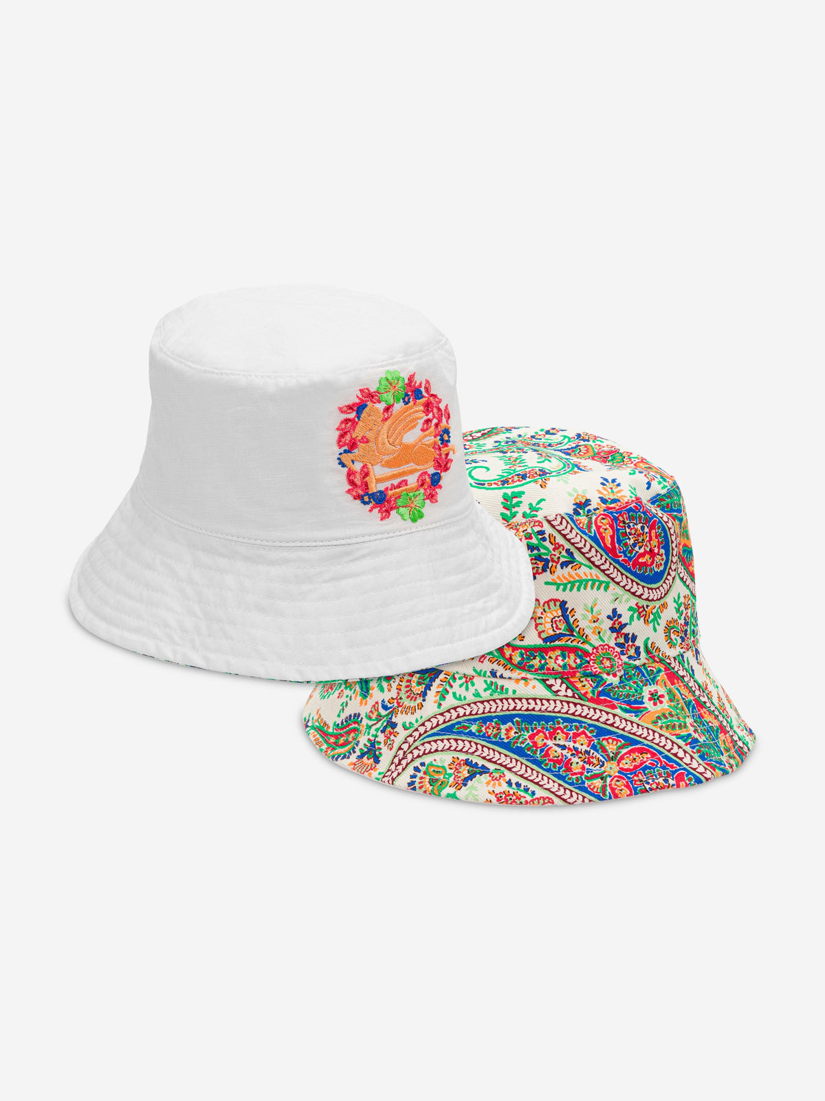 Etro Girls Reversible Bucket Hat in Multicolour | Childsplay  display picture 3