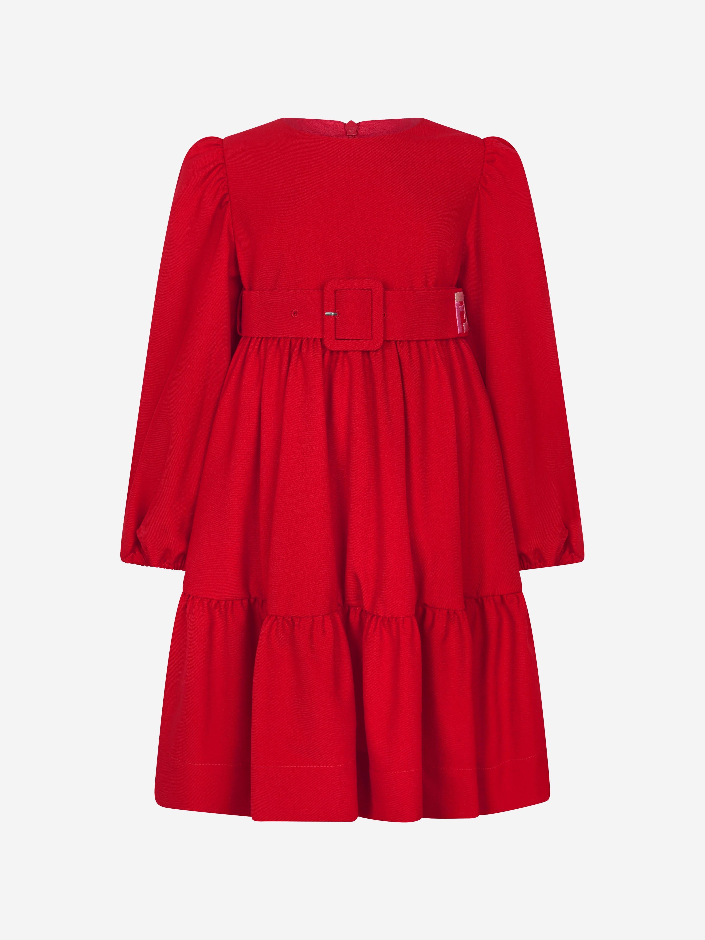 fendi red dress Midi dress FENDI FZDD59 AUZRF1SAX