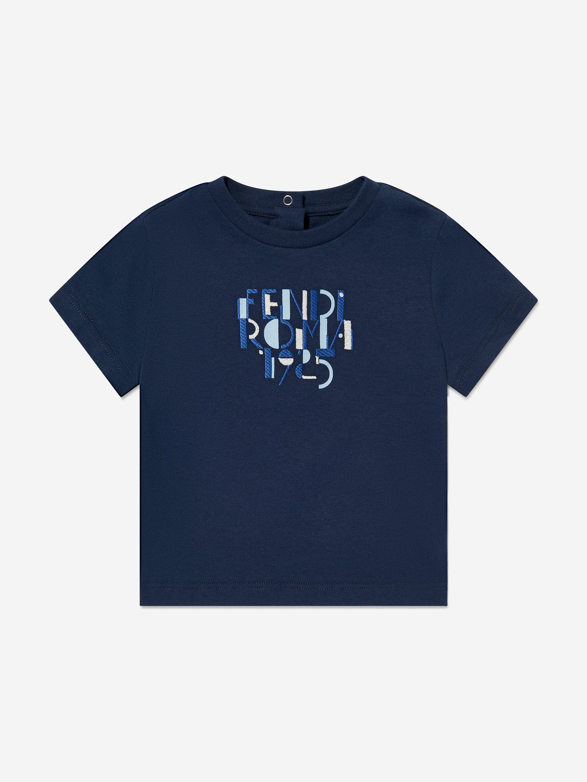 Fendi Baby Logo T-Shirt in Navy | Childsplay Clothing