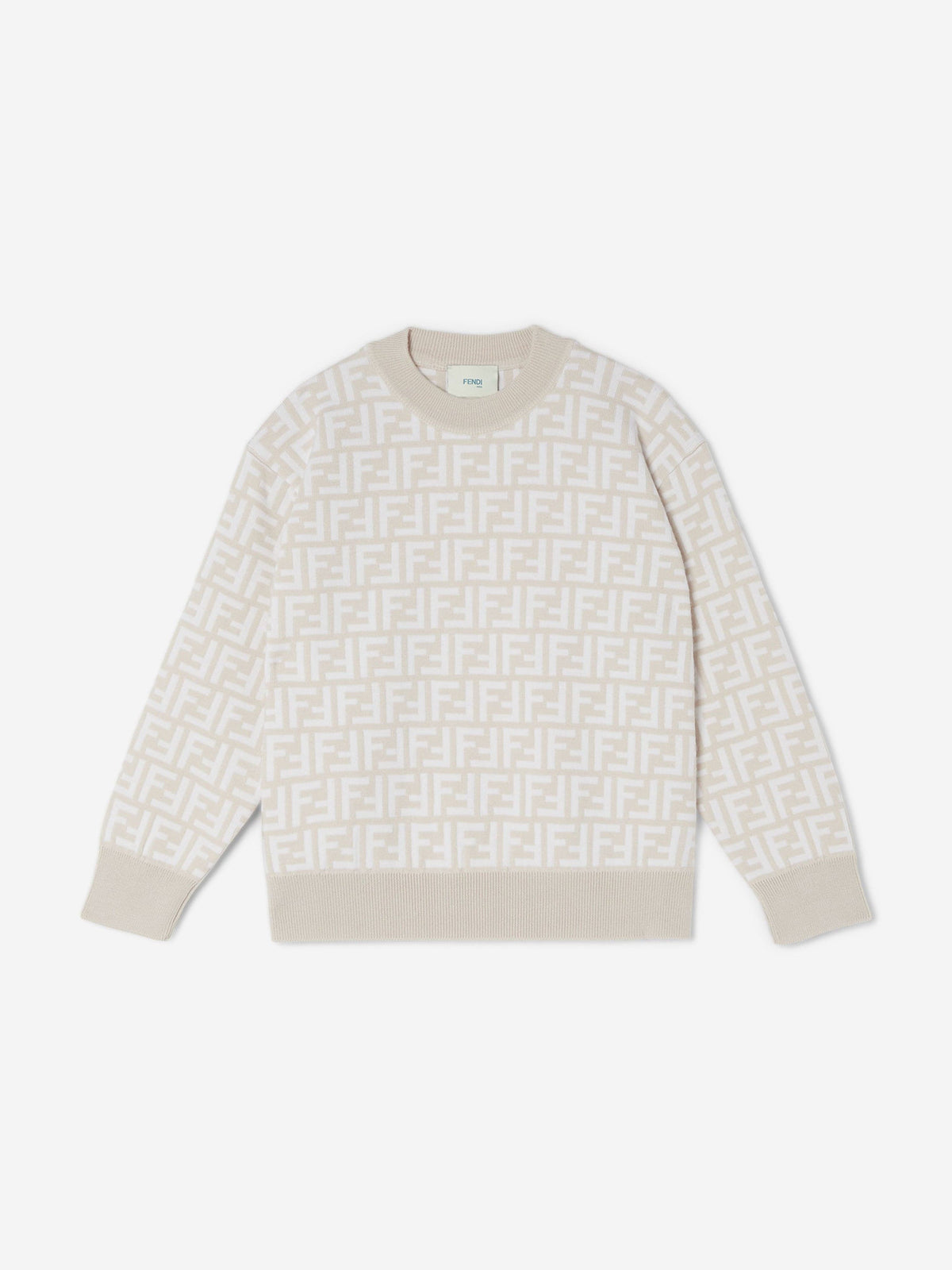 Fendi Knitwear Fendi Jumper Boys Fendi Kids FF Knitted Jumper In 