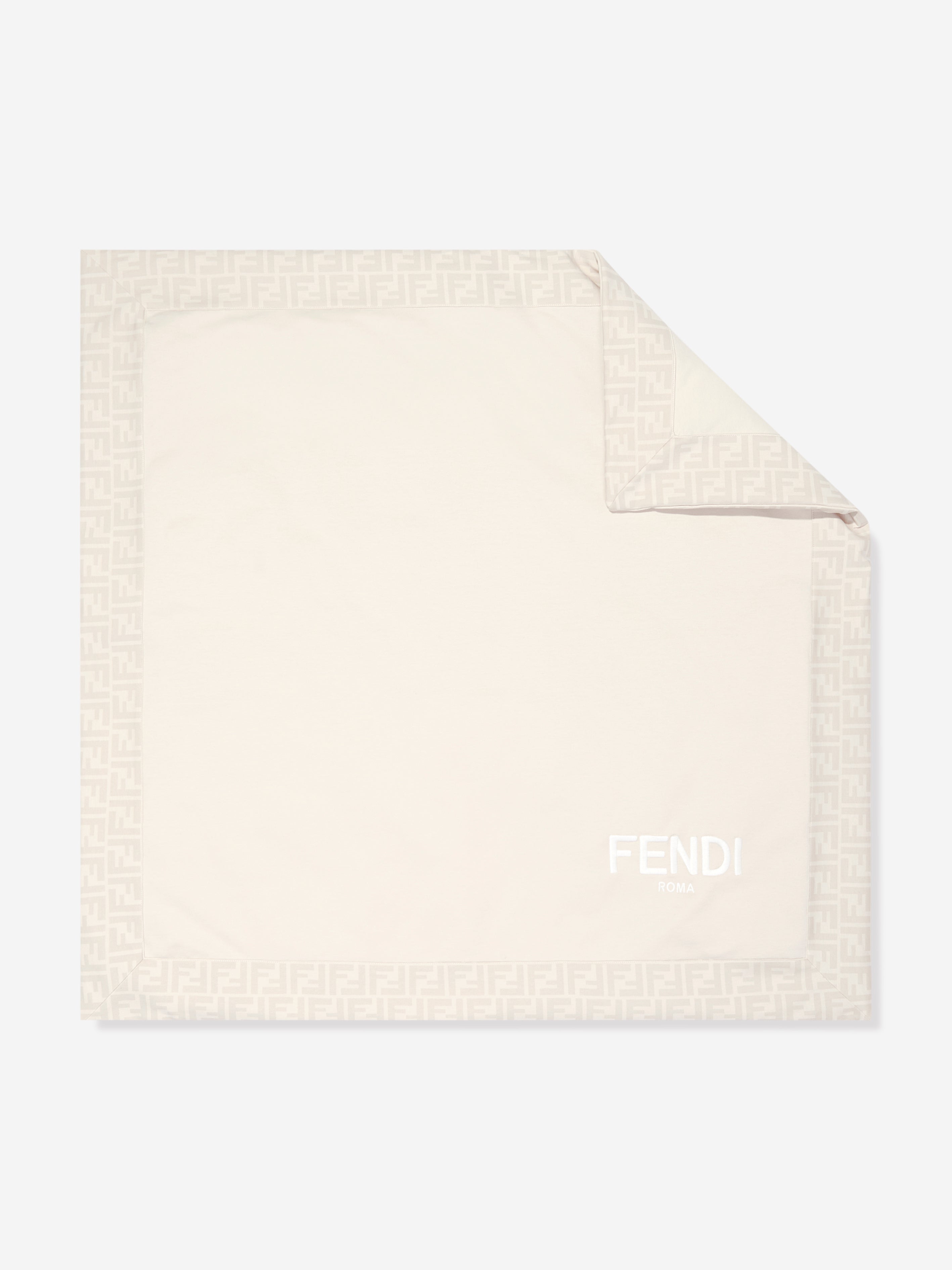Fendi Baby Logo Blanket in Beige | Childsplay Clothing