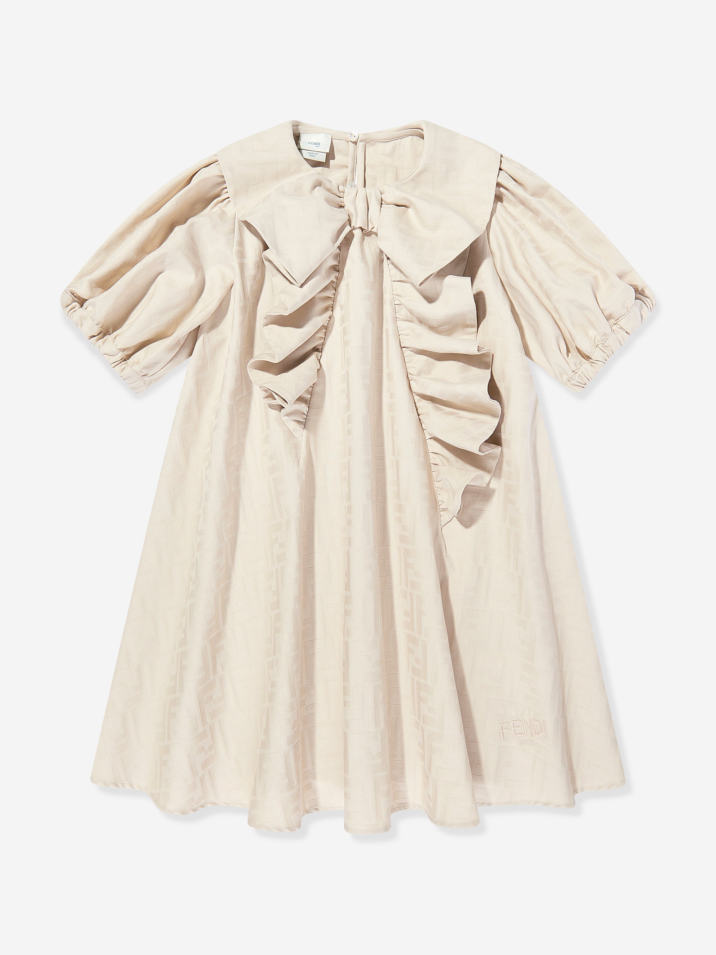 fendi beige dress Fendi-Hooded Dress Skirts Beige-Unisex
