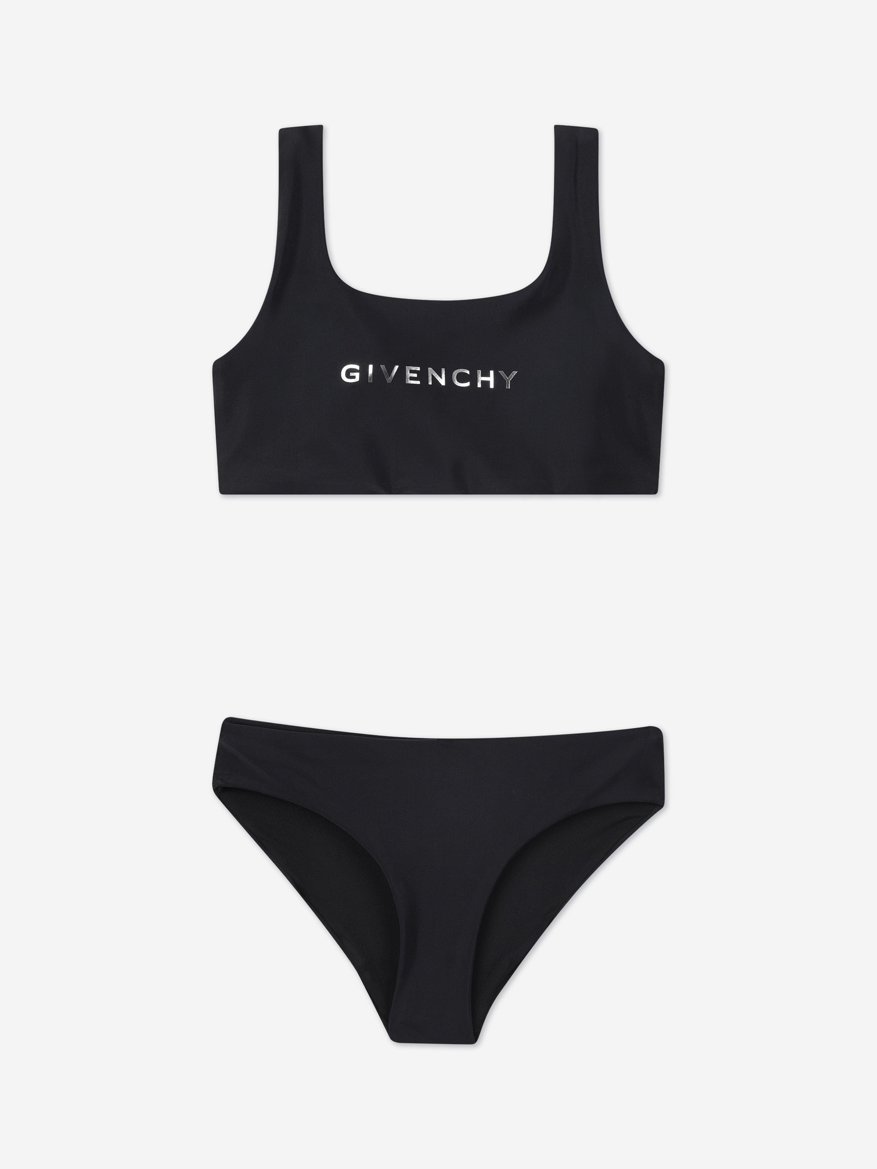 LOGOBIKINI/ロゴプリントビキニ BLACK Printed Essentials Fixed Tri - Women's Black Triangle Bikini Top